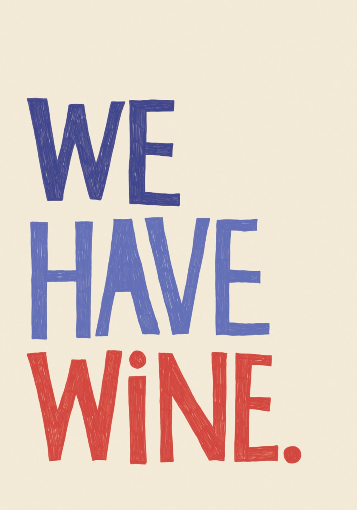 Nous avons un message sur le vin