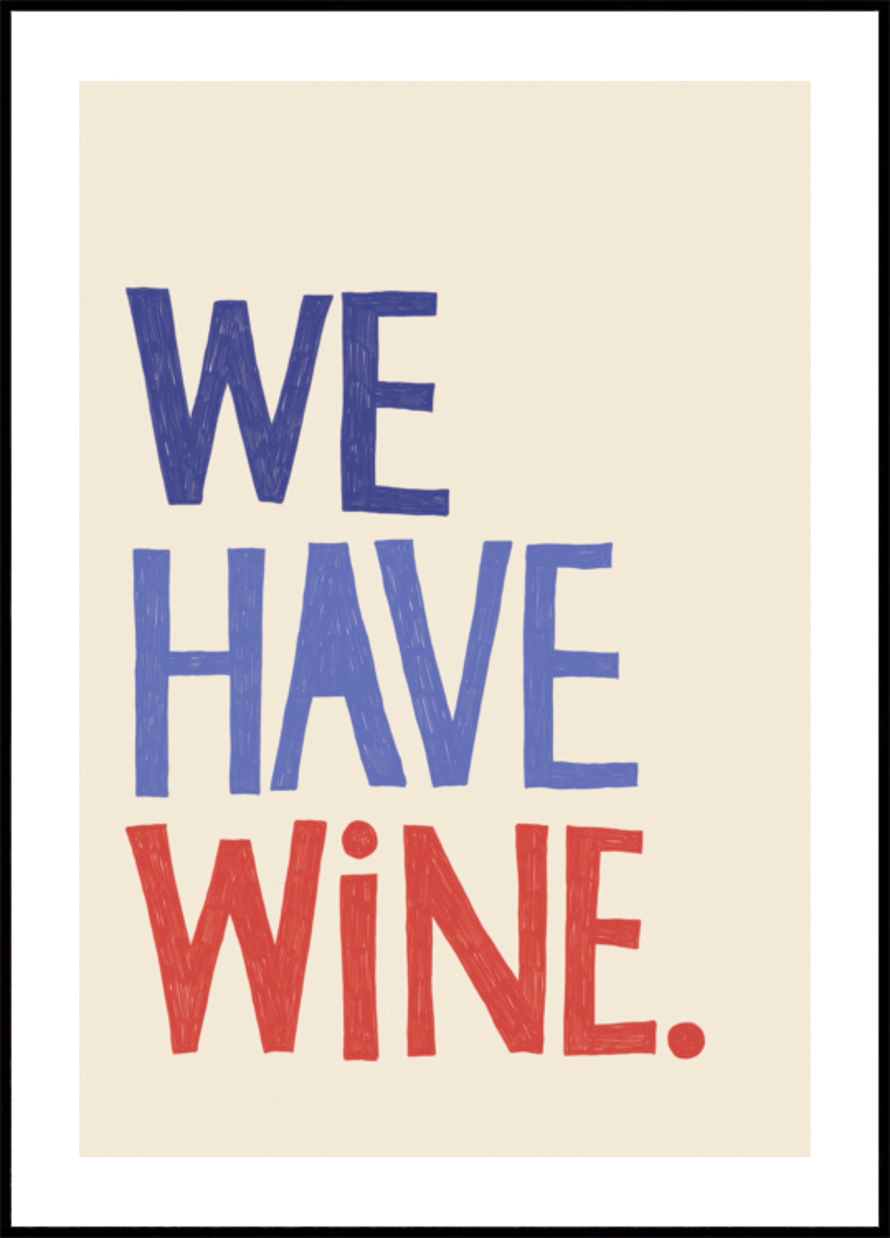Nous avons un message sur le vin