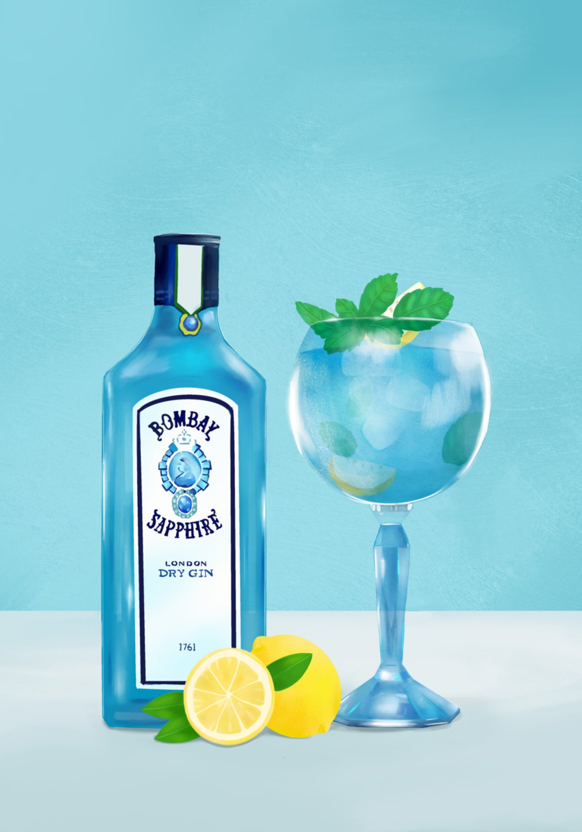 Cocktail au gin