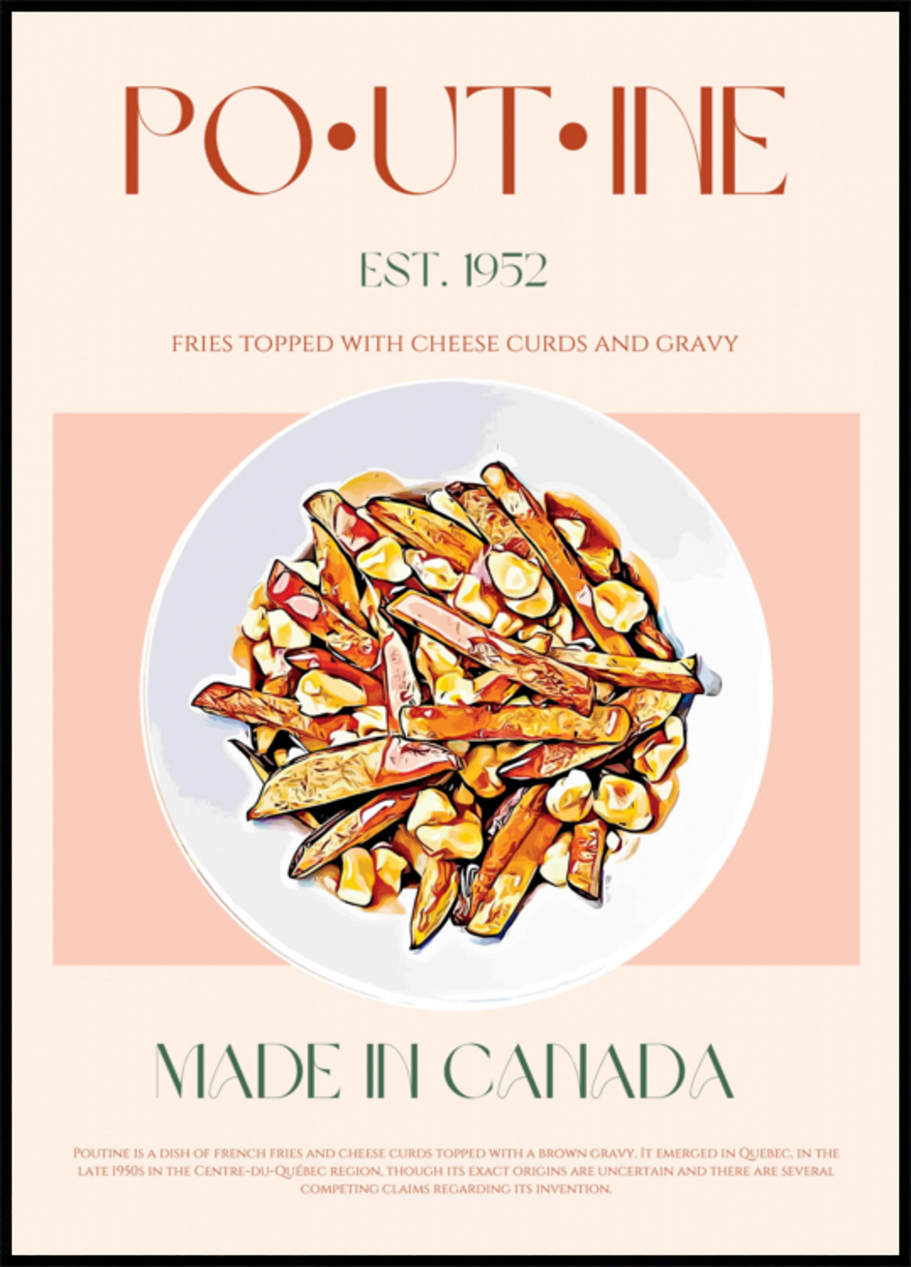 Poutine canadienne classique