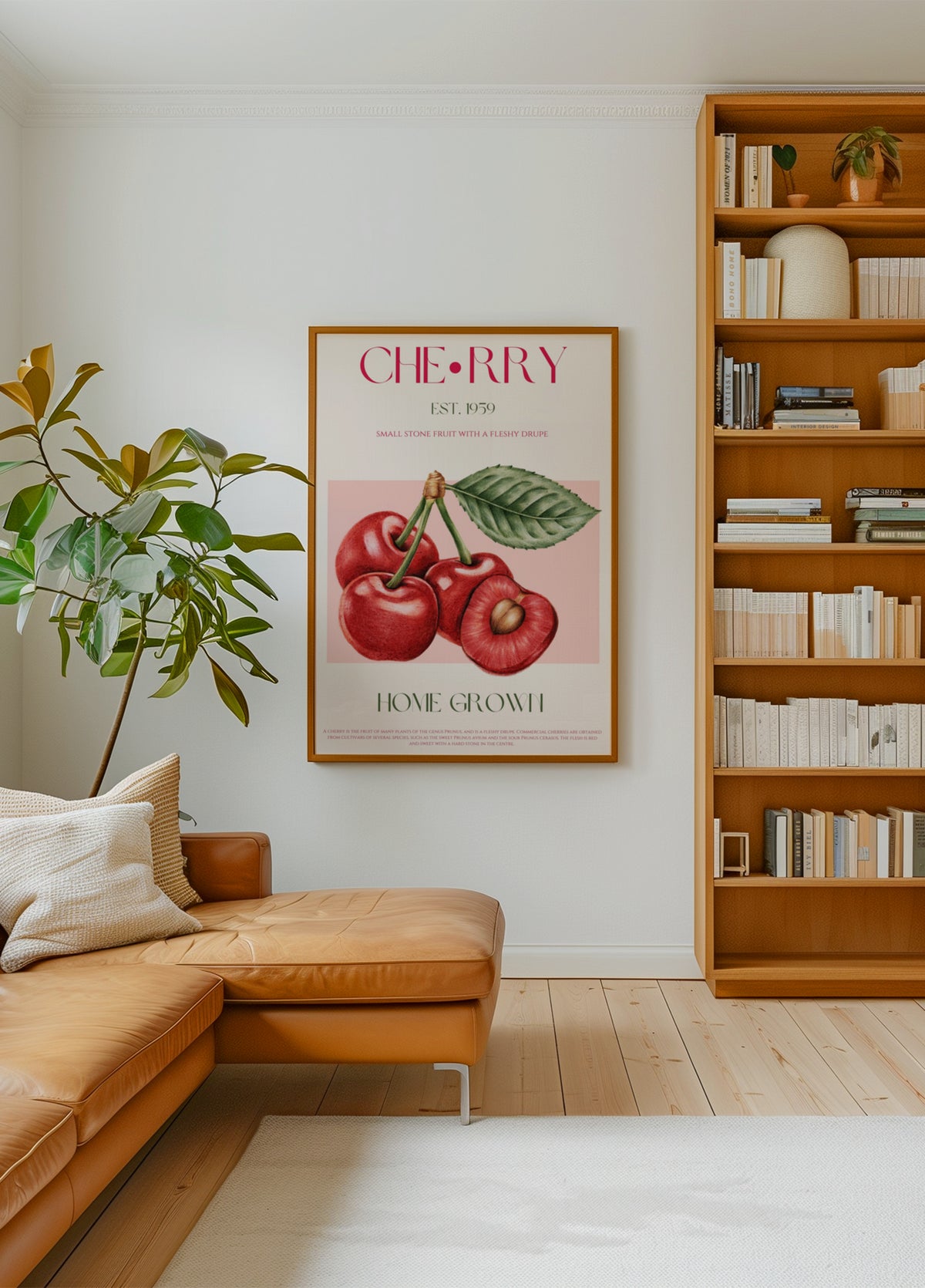 Cerises cultivées sur place