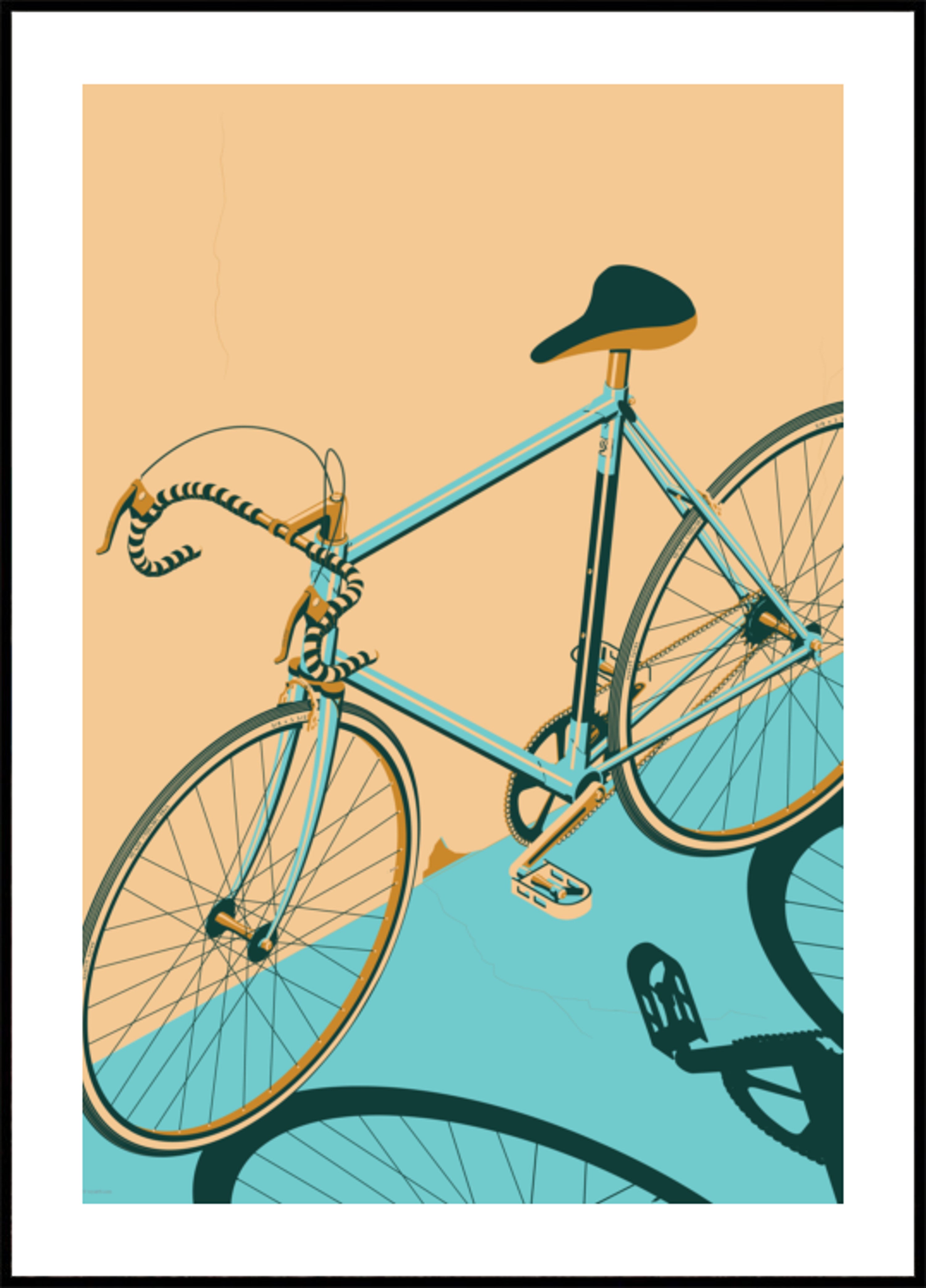 Vélo de course rétro