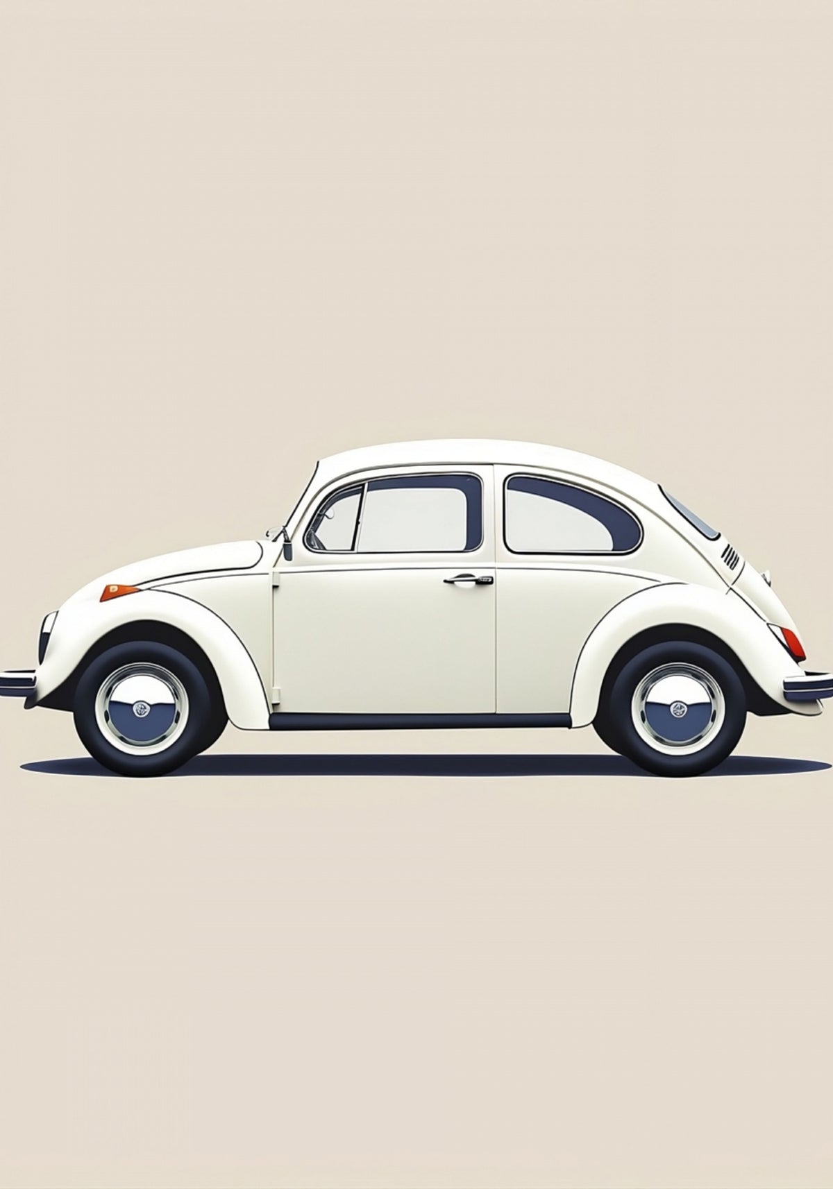 Voiture blanche classique