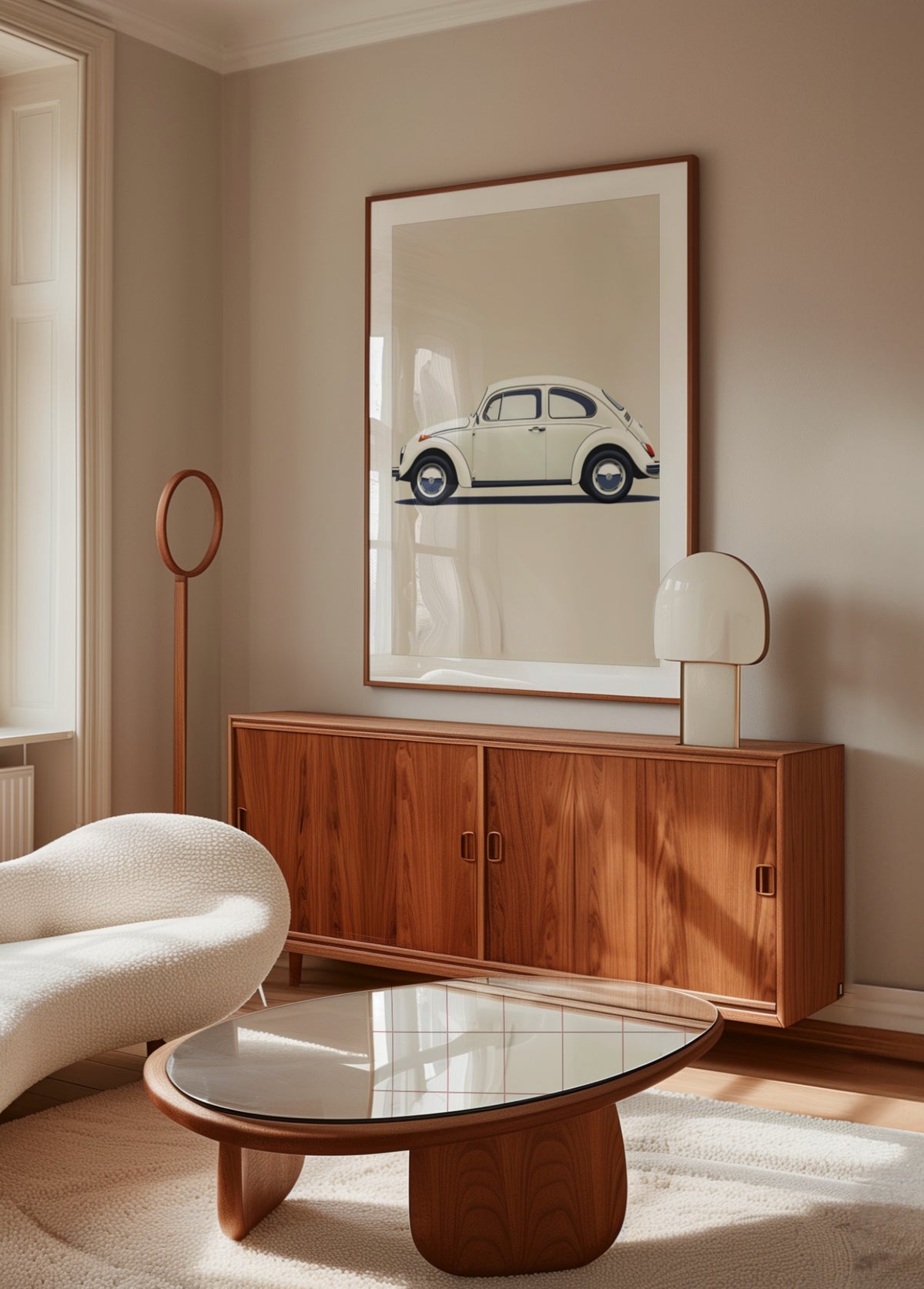 Voiture blanche classique