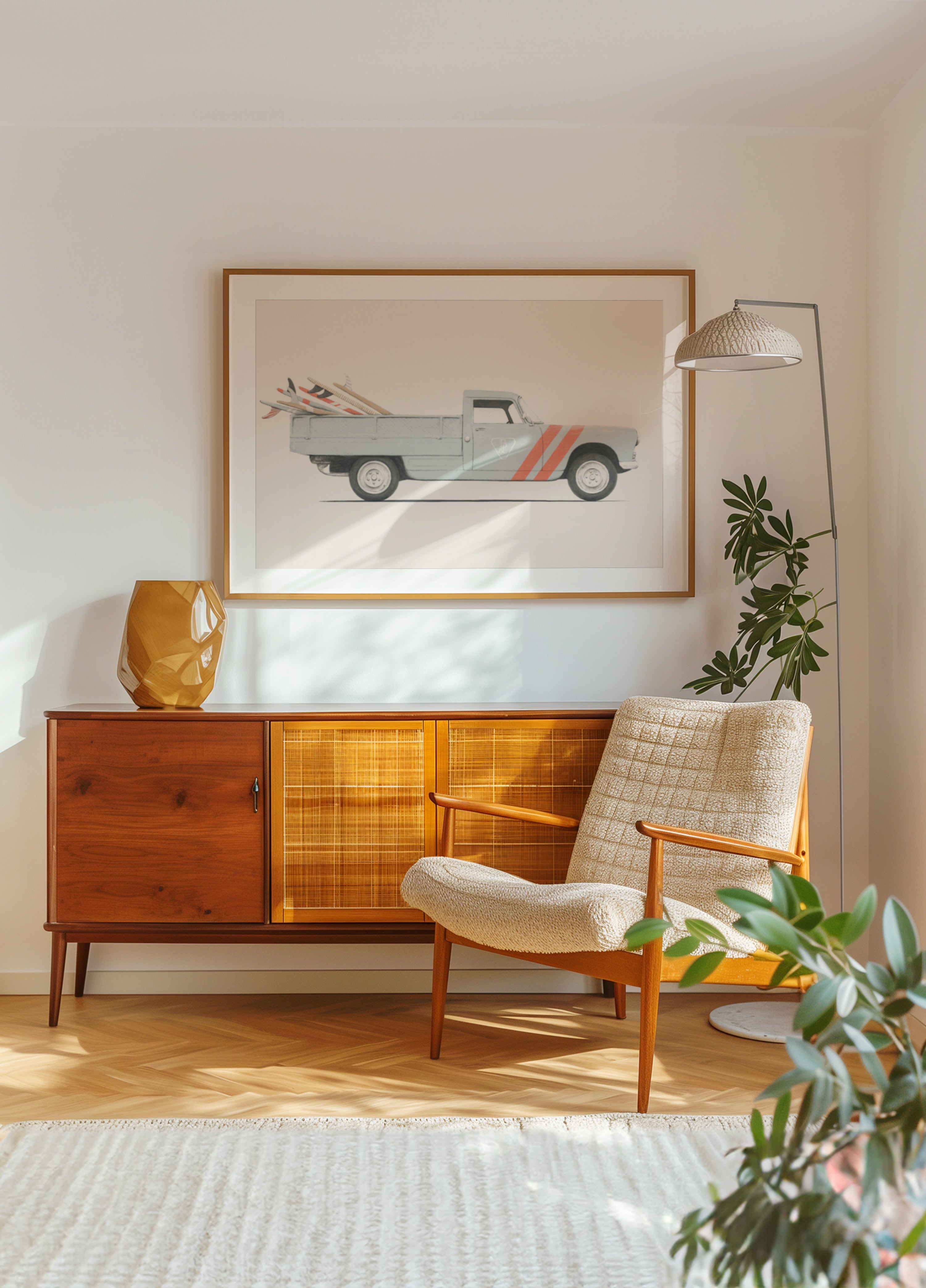 Camion de surf vintage