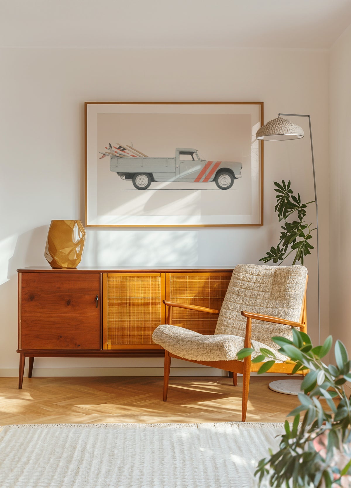 Camion de surf vintage