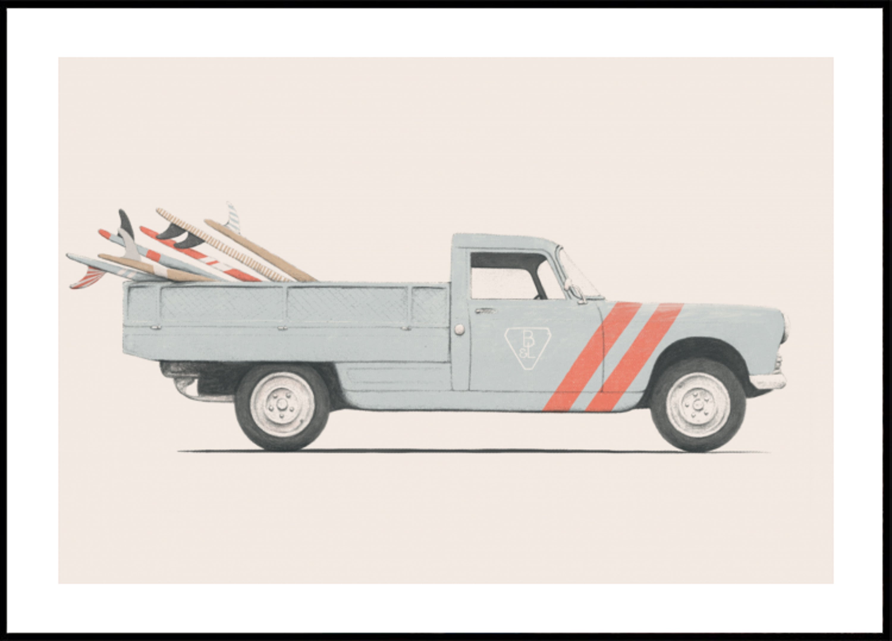 Camion de surf vintage