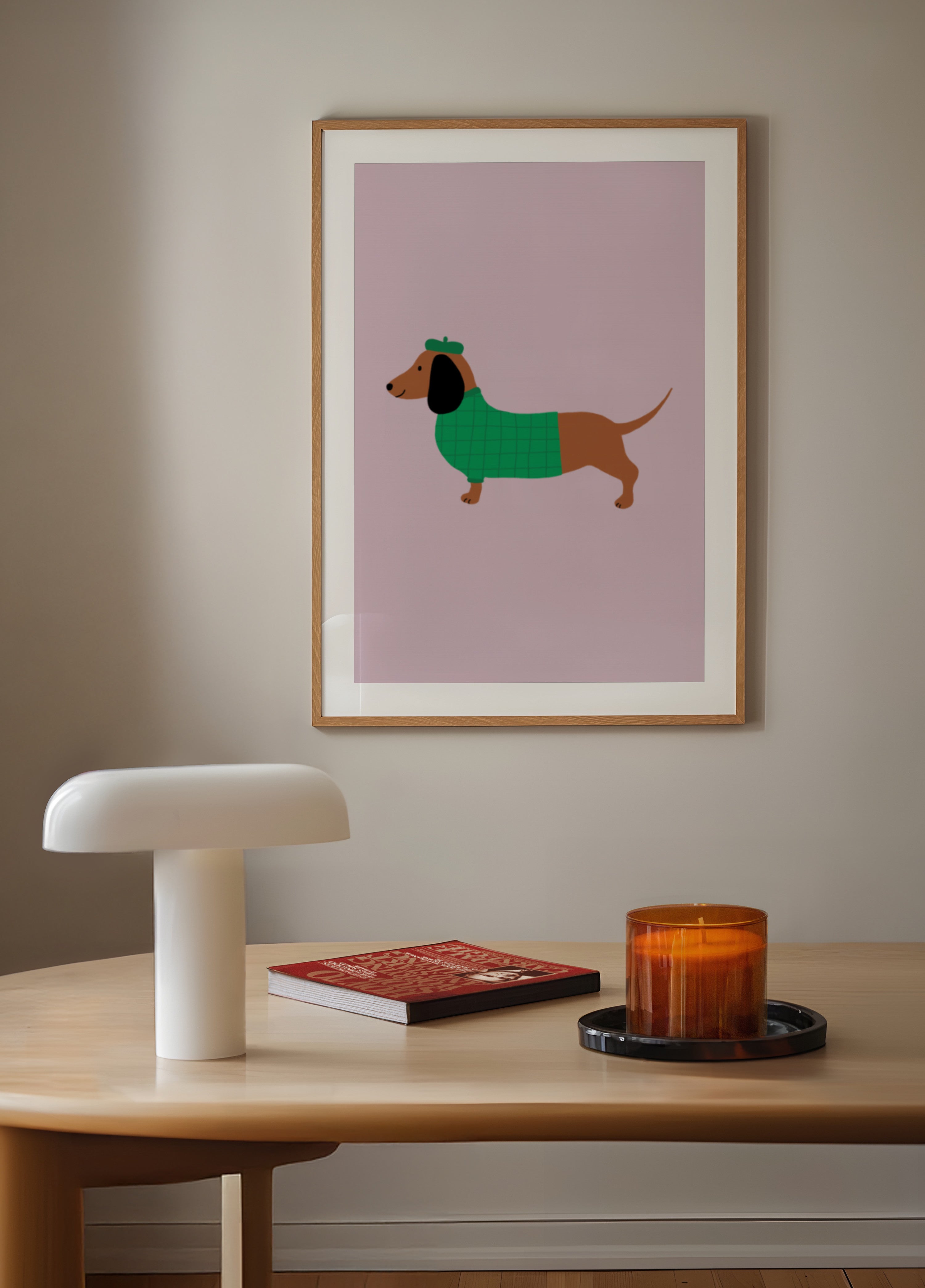 Chien pimpant en pull