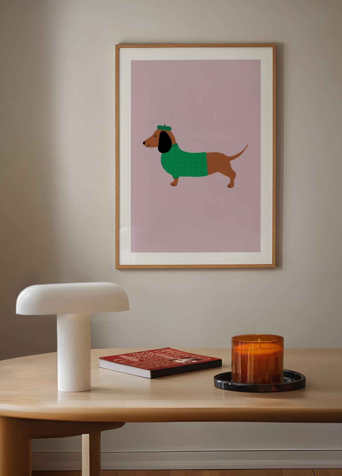 Chien pimpant en pull