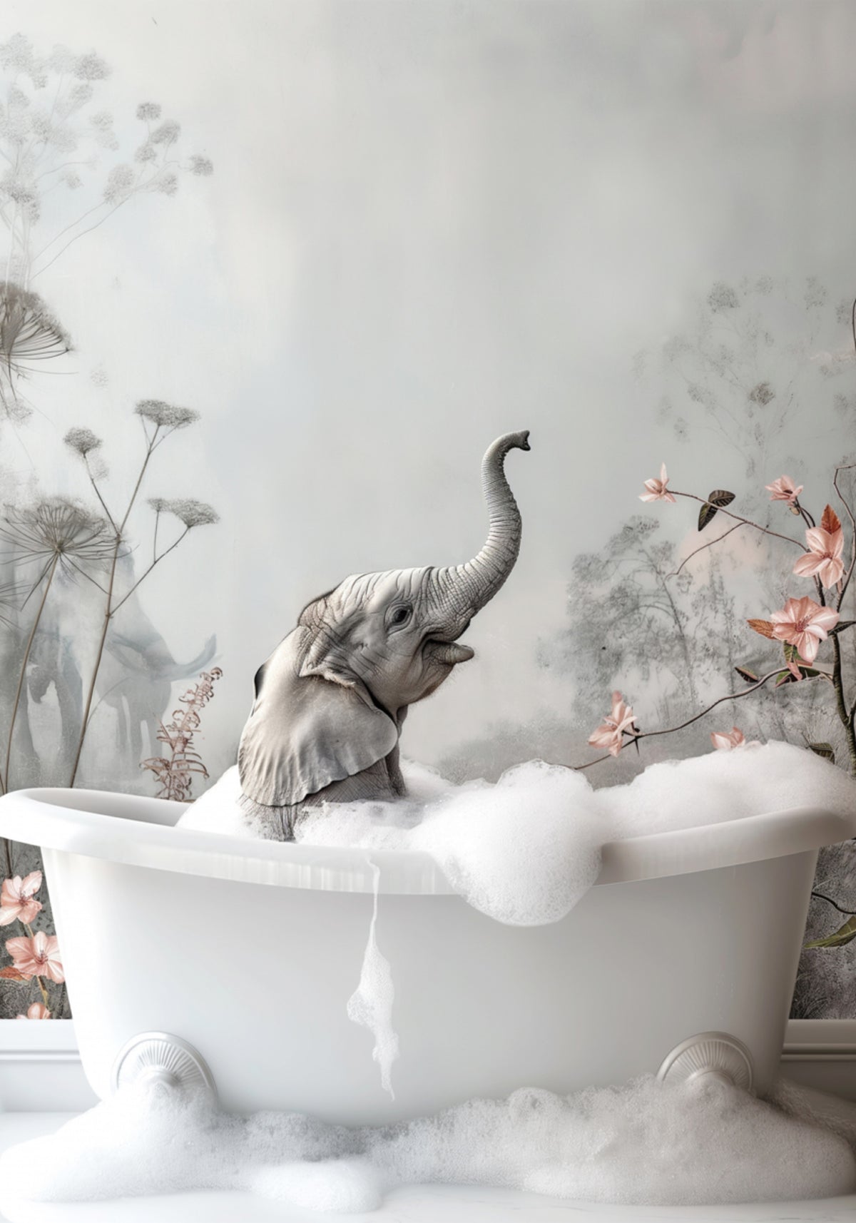 Bain moussant bébé éléphant