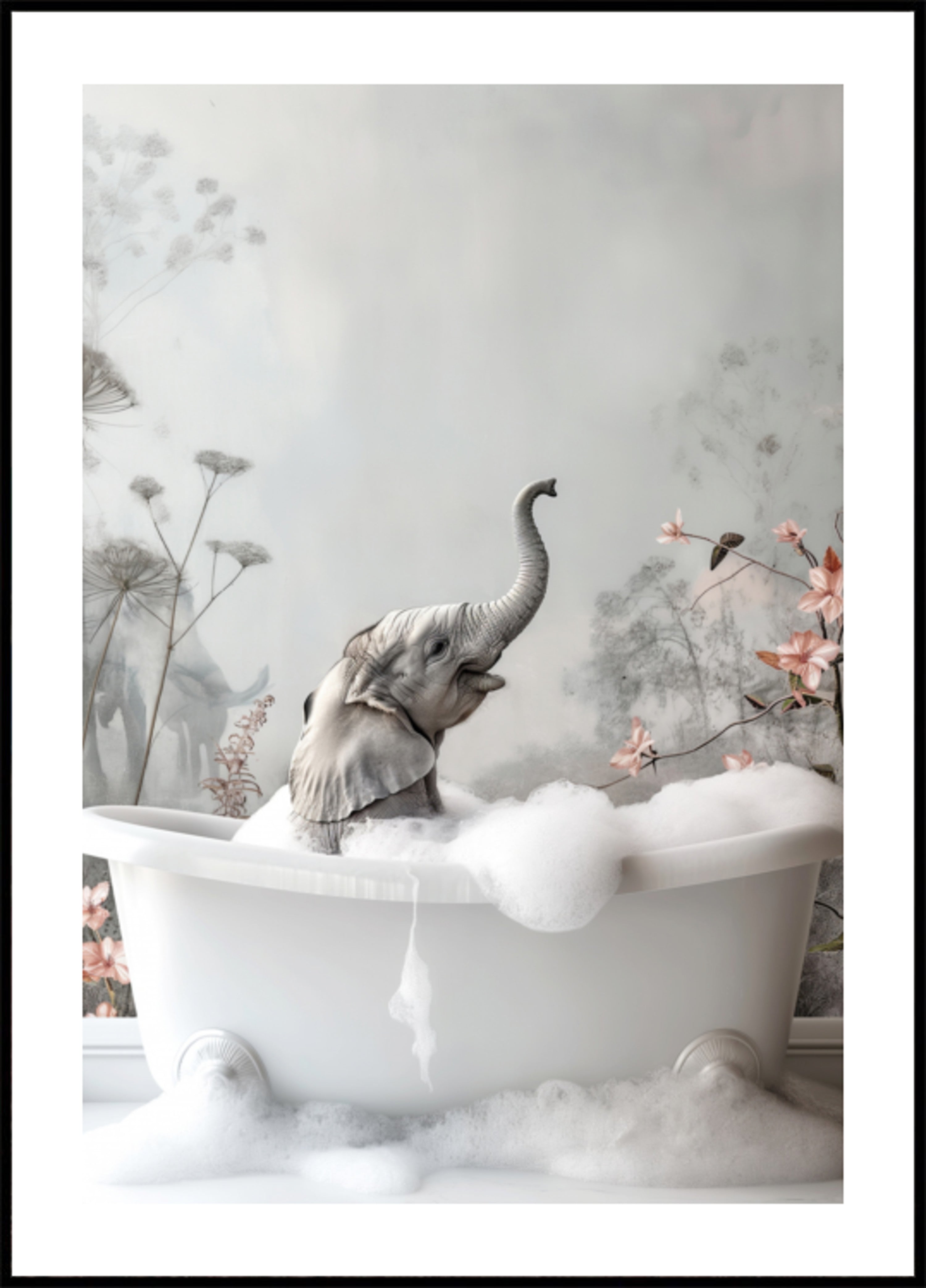 Bain moussant bébé éléphant