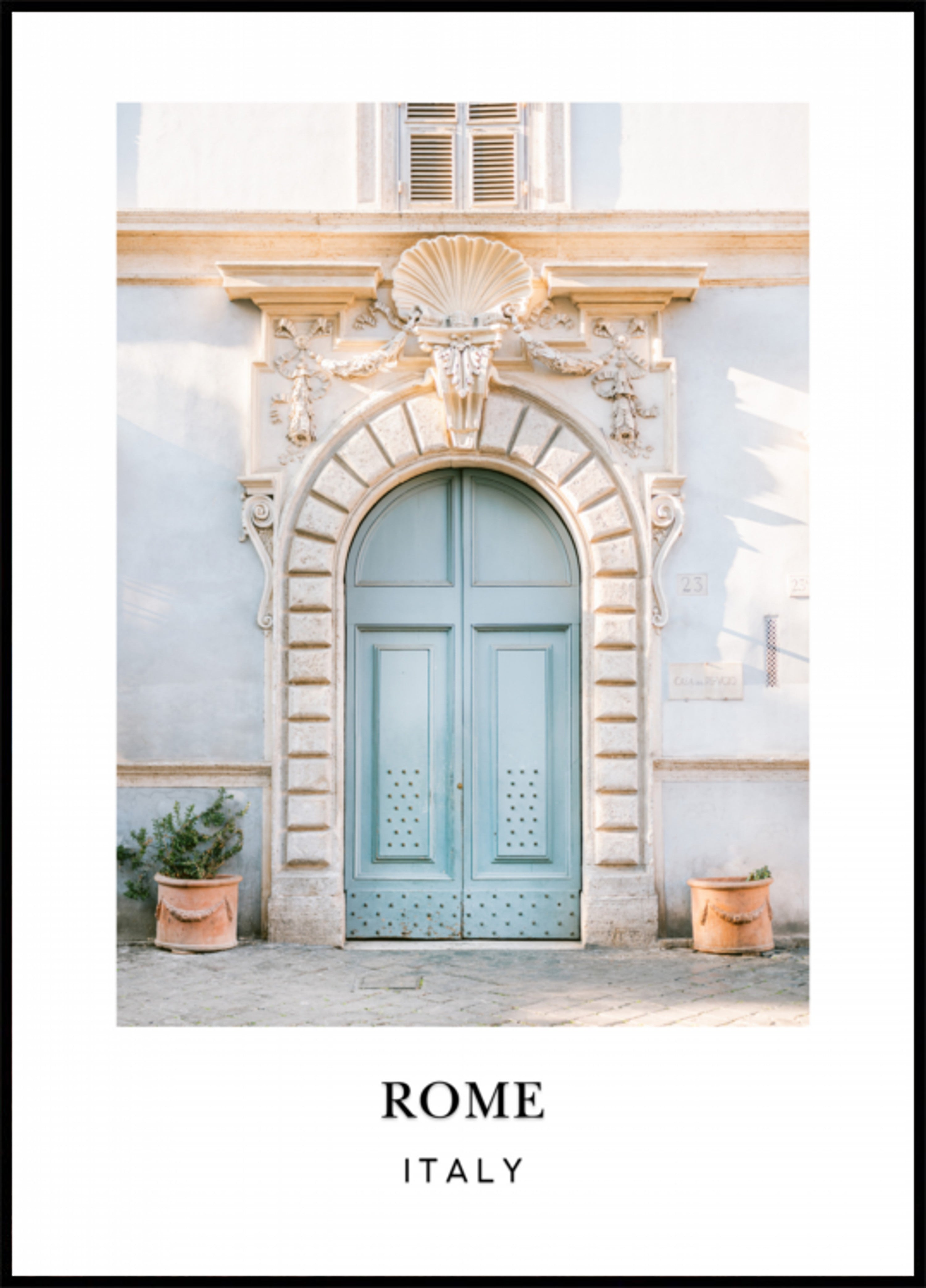 Affiche de voyage de Rome Italie