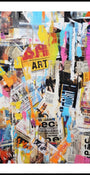 Collage du chaos urbain