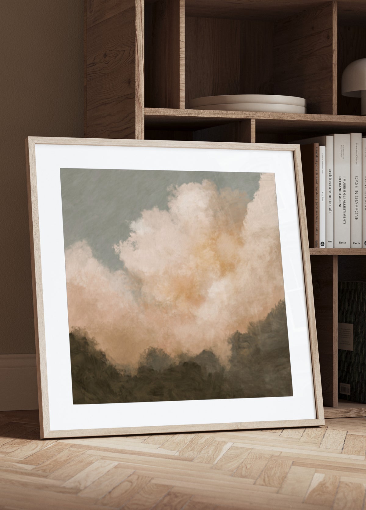 Nuages ​​de montagne sereins