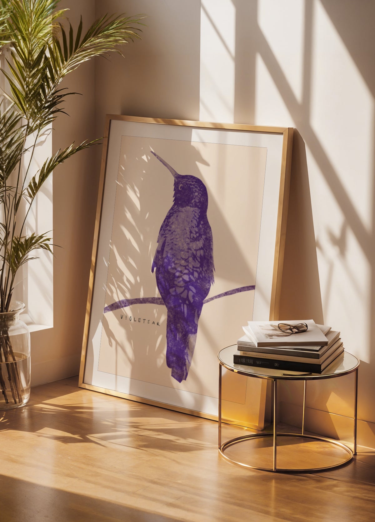 Colibri violet élégant