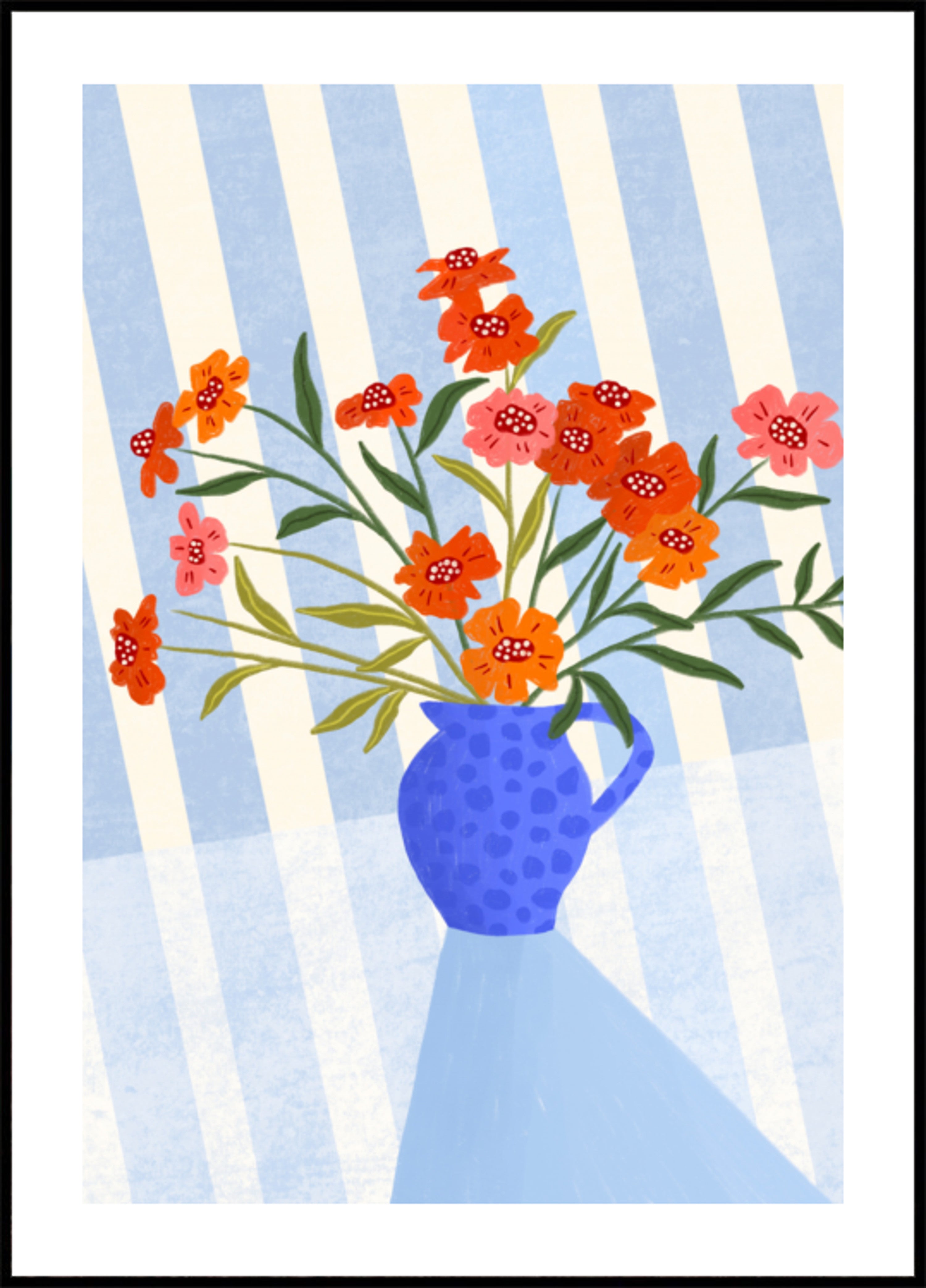 Pichet floral joyeux