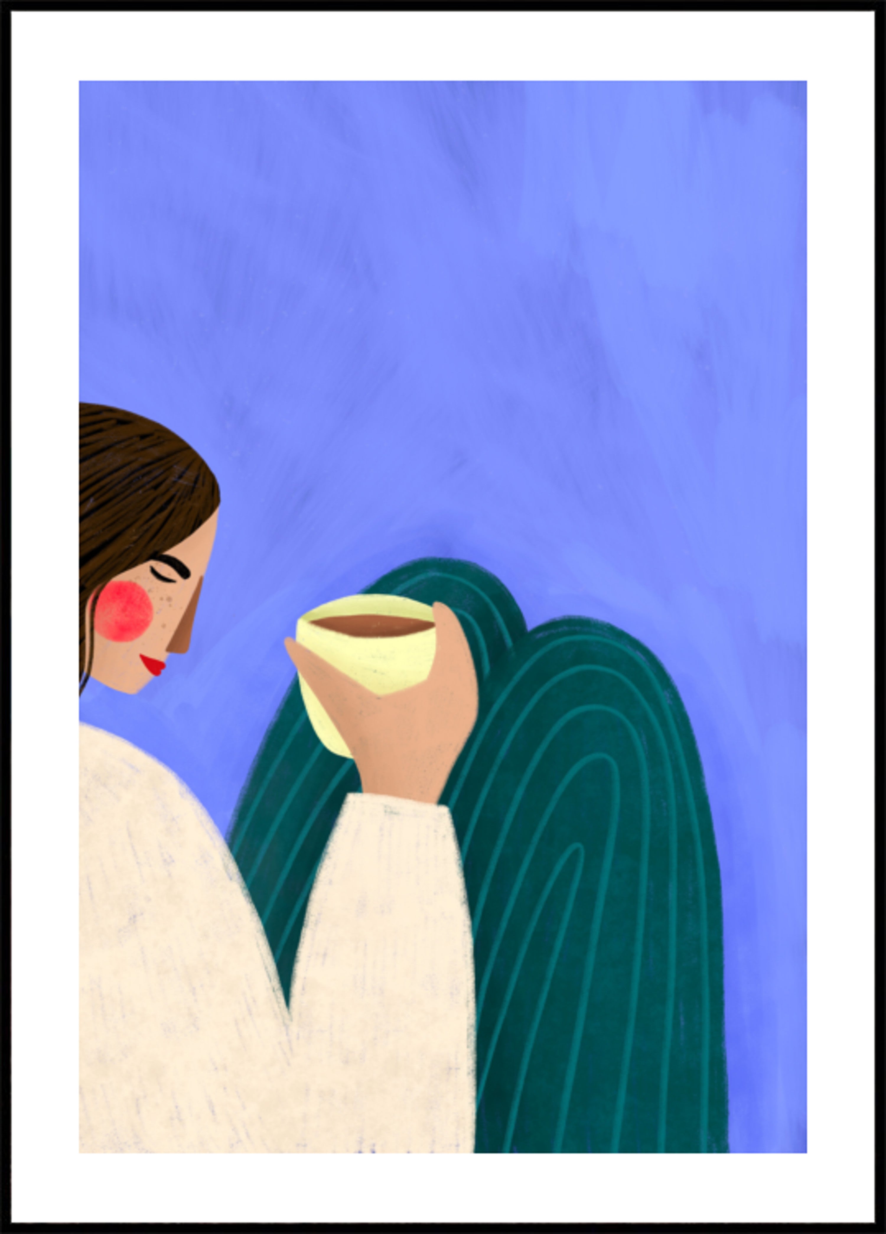 Moment de café paisible