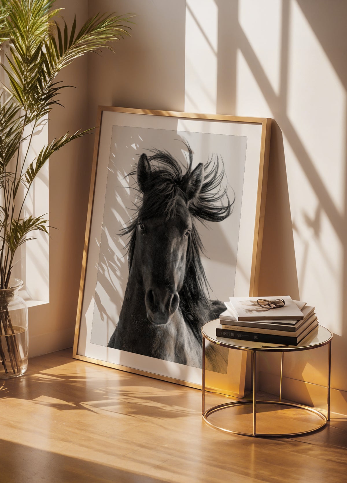 Portrait de cheval sauvage