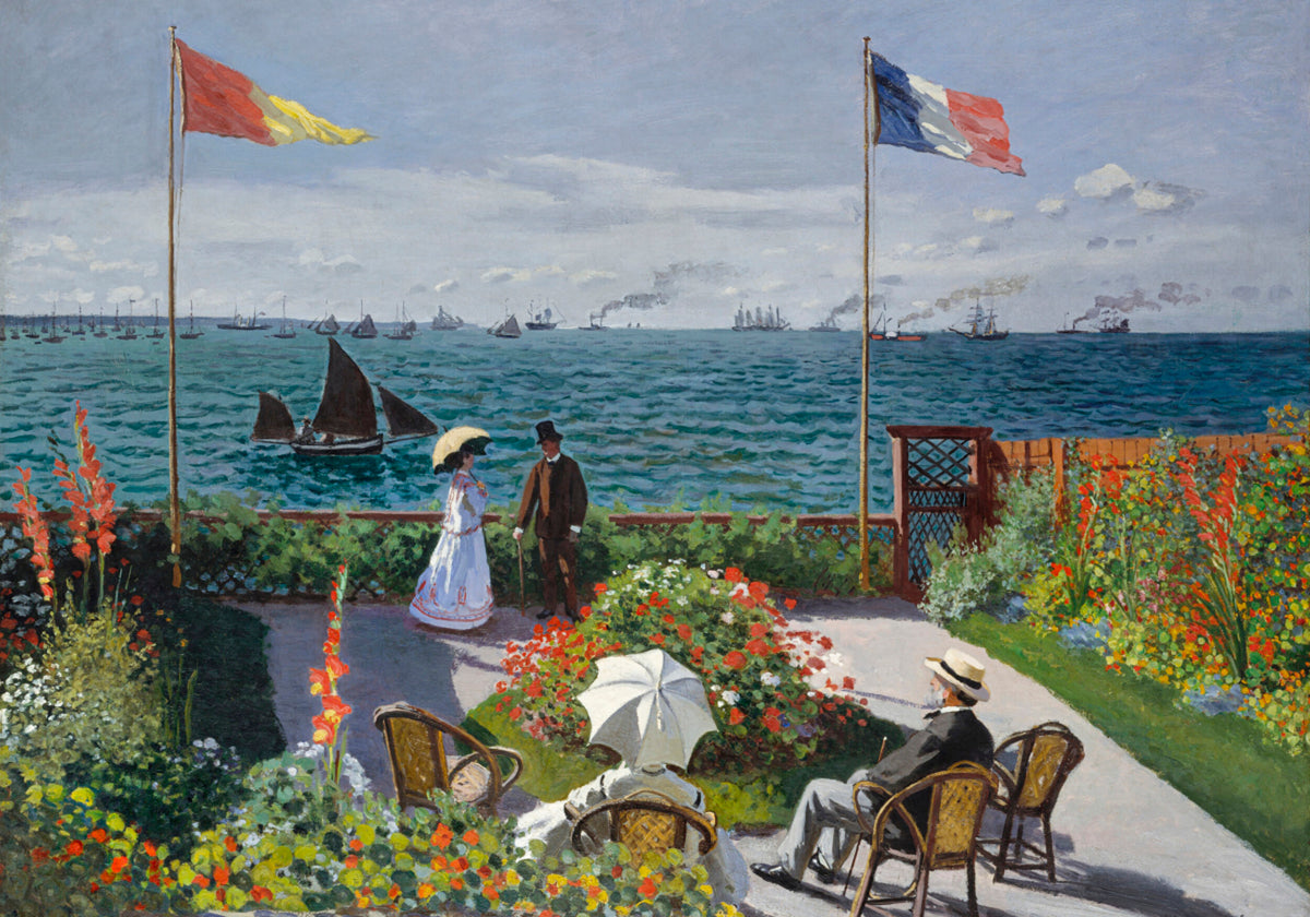 Jardin à Sainte Adresse Par Claude Monet