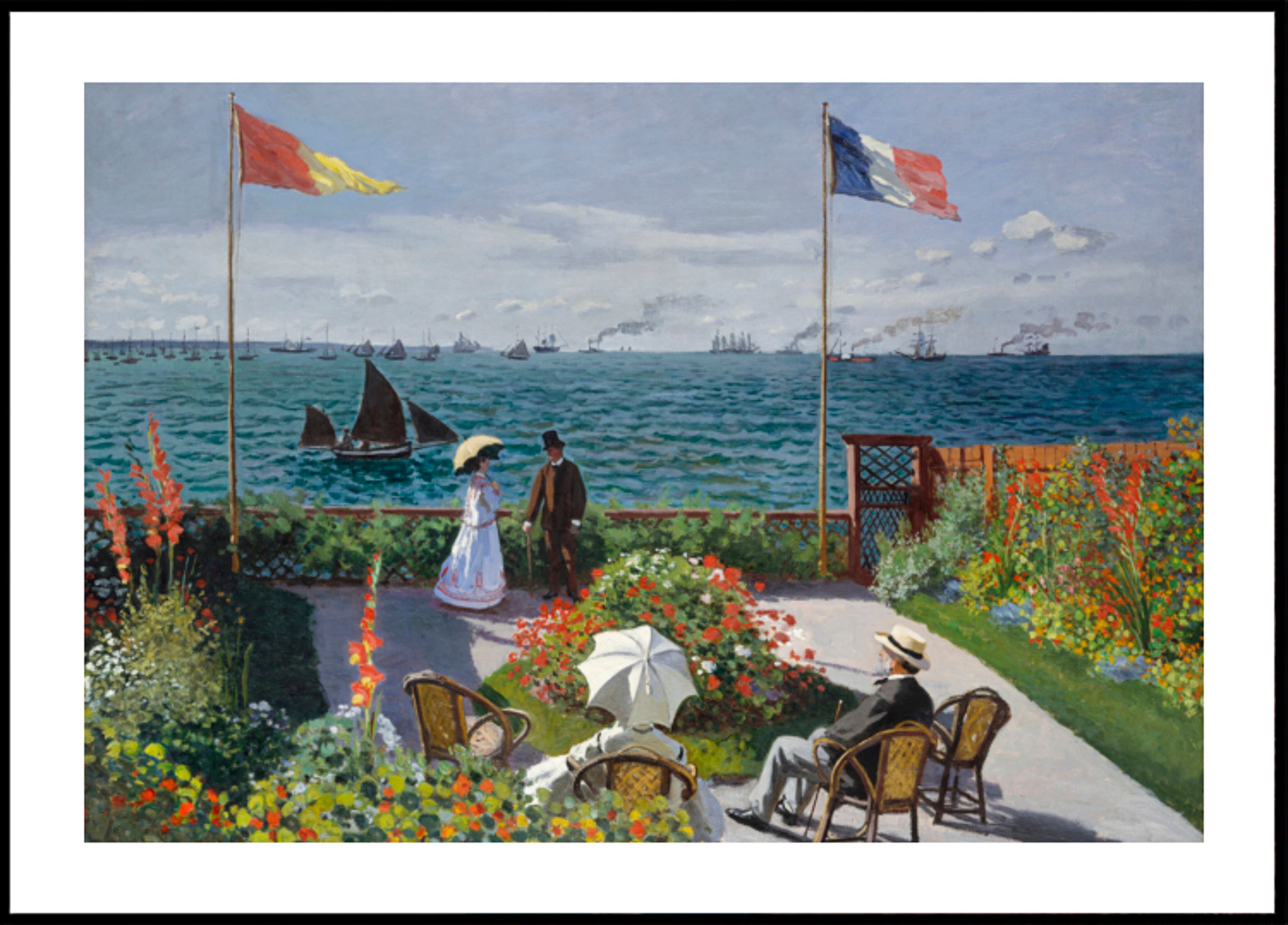 Jardin à Sainte Adresse Par Claude Monet