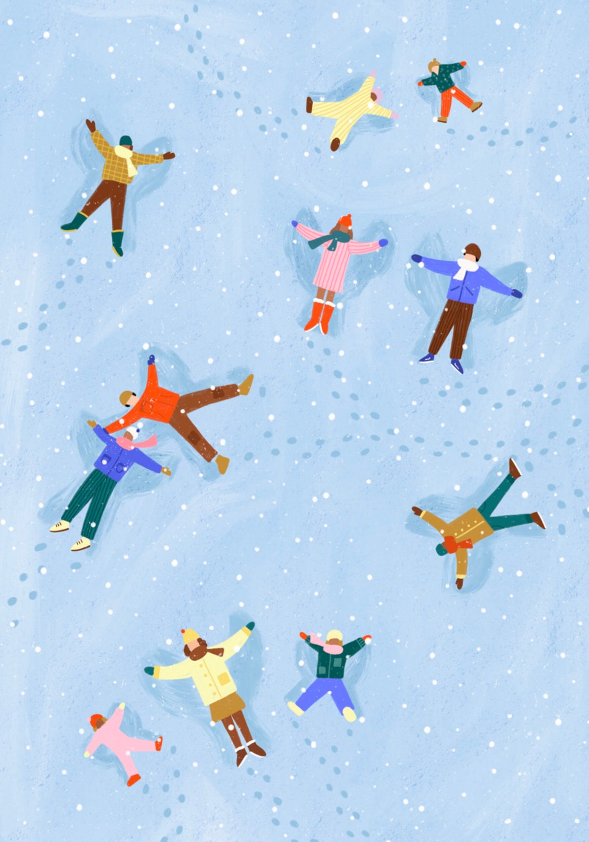 Amusement d'ange des neiges