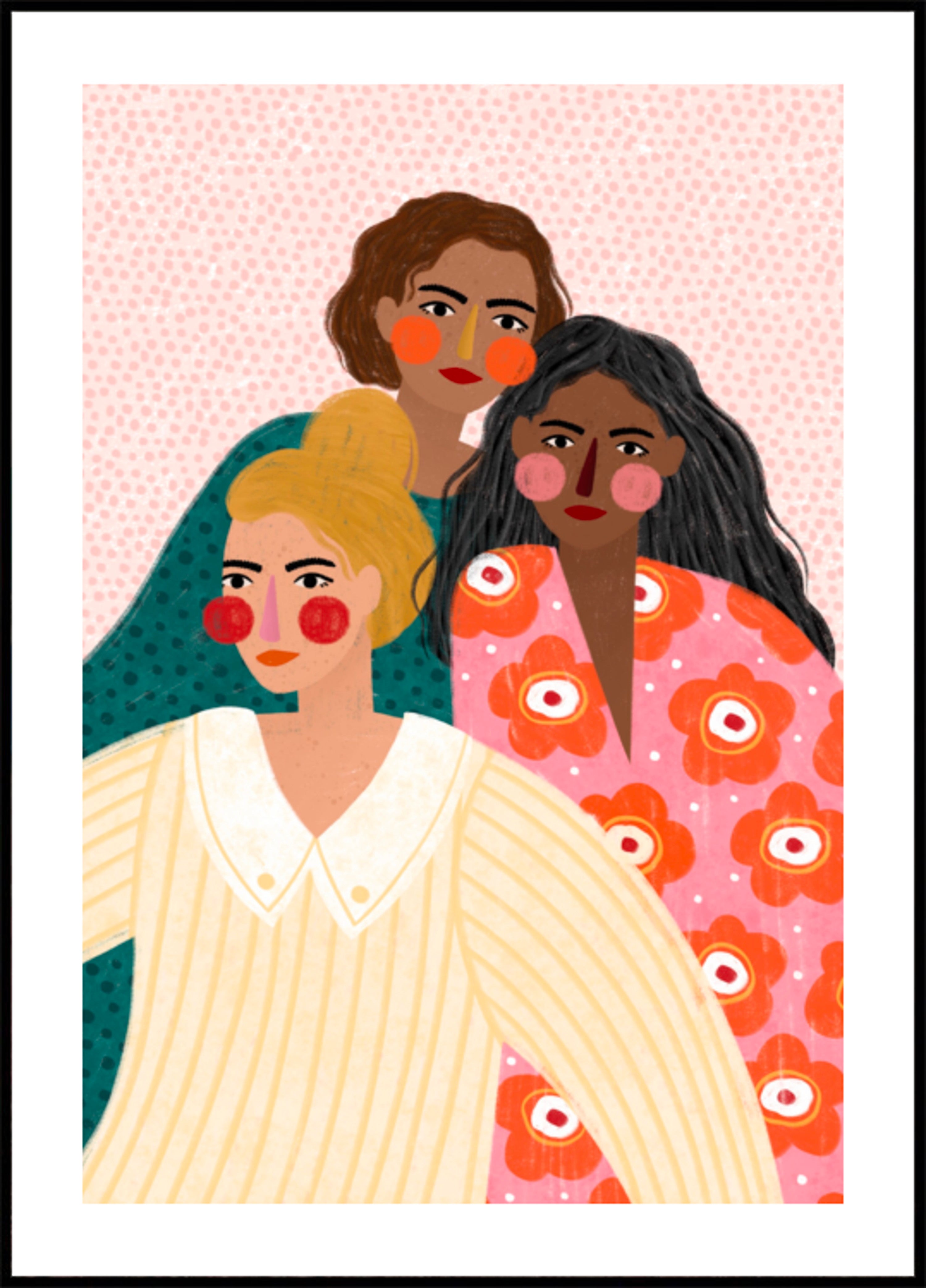 Diverses femmes ensemble