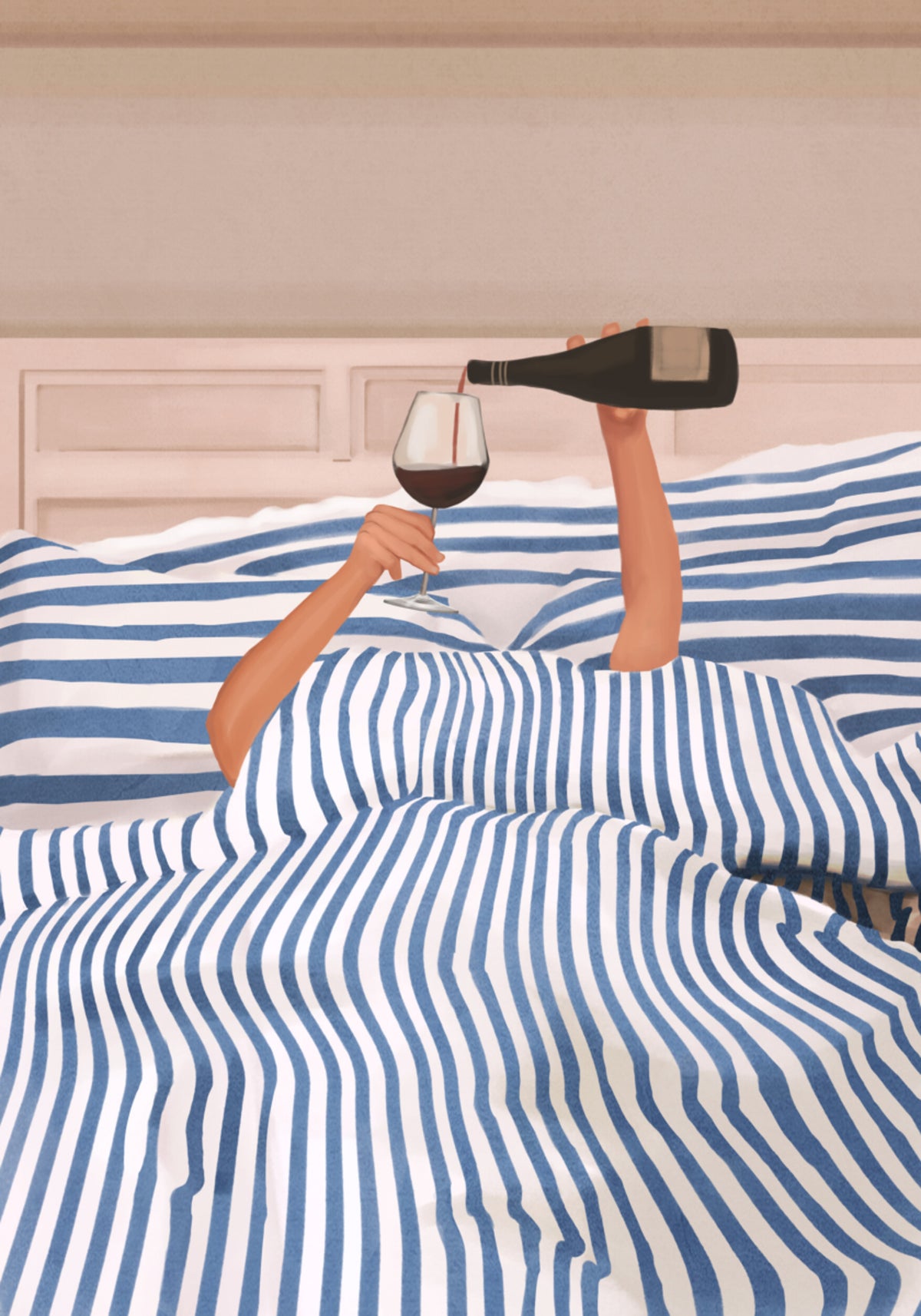 Vin au lit