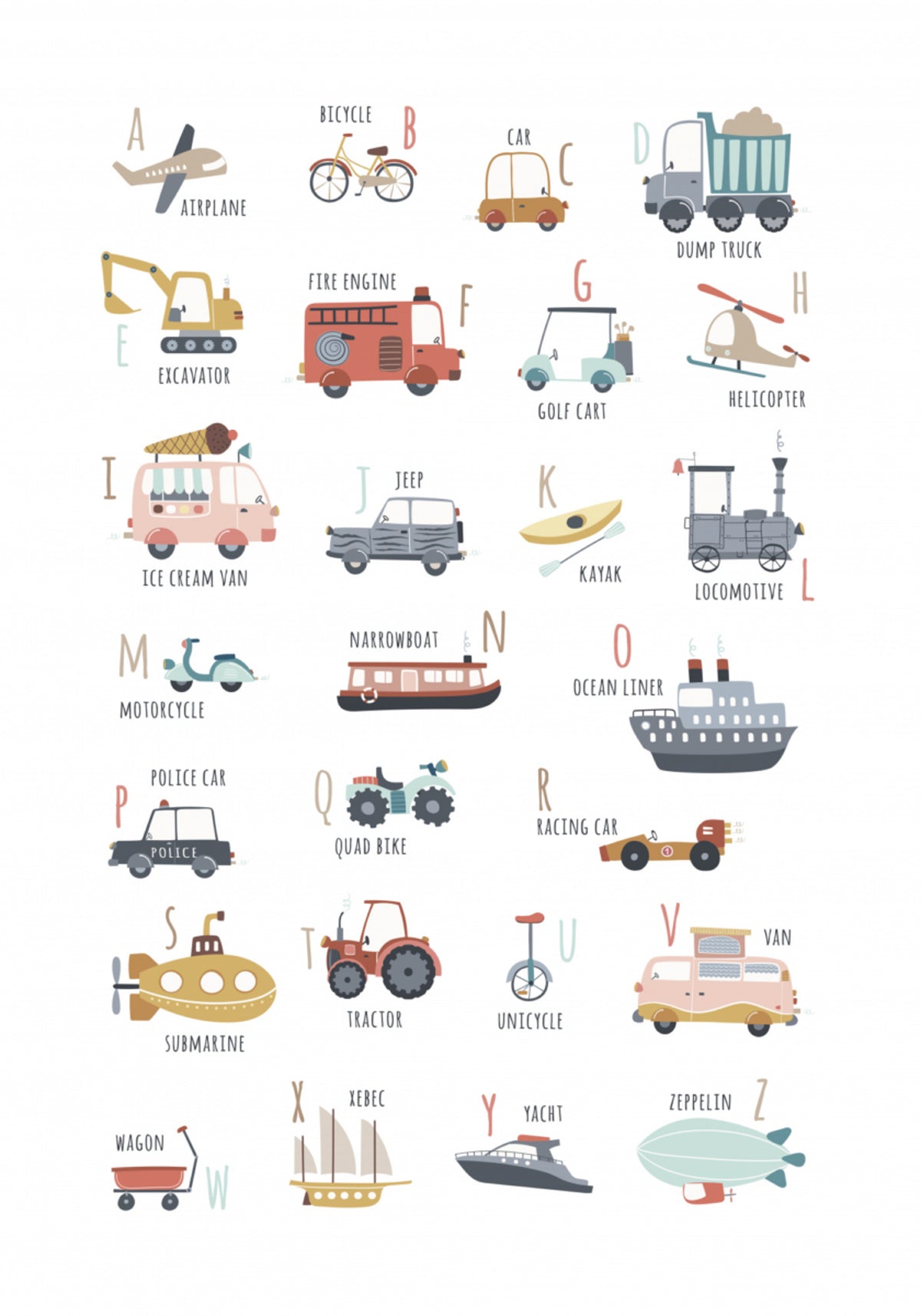 Transport ABC Fun