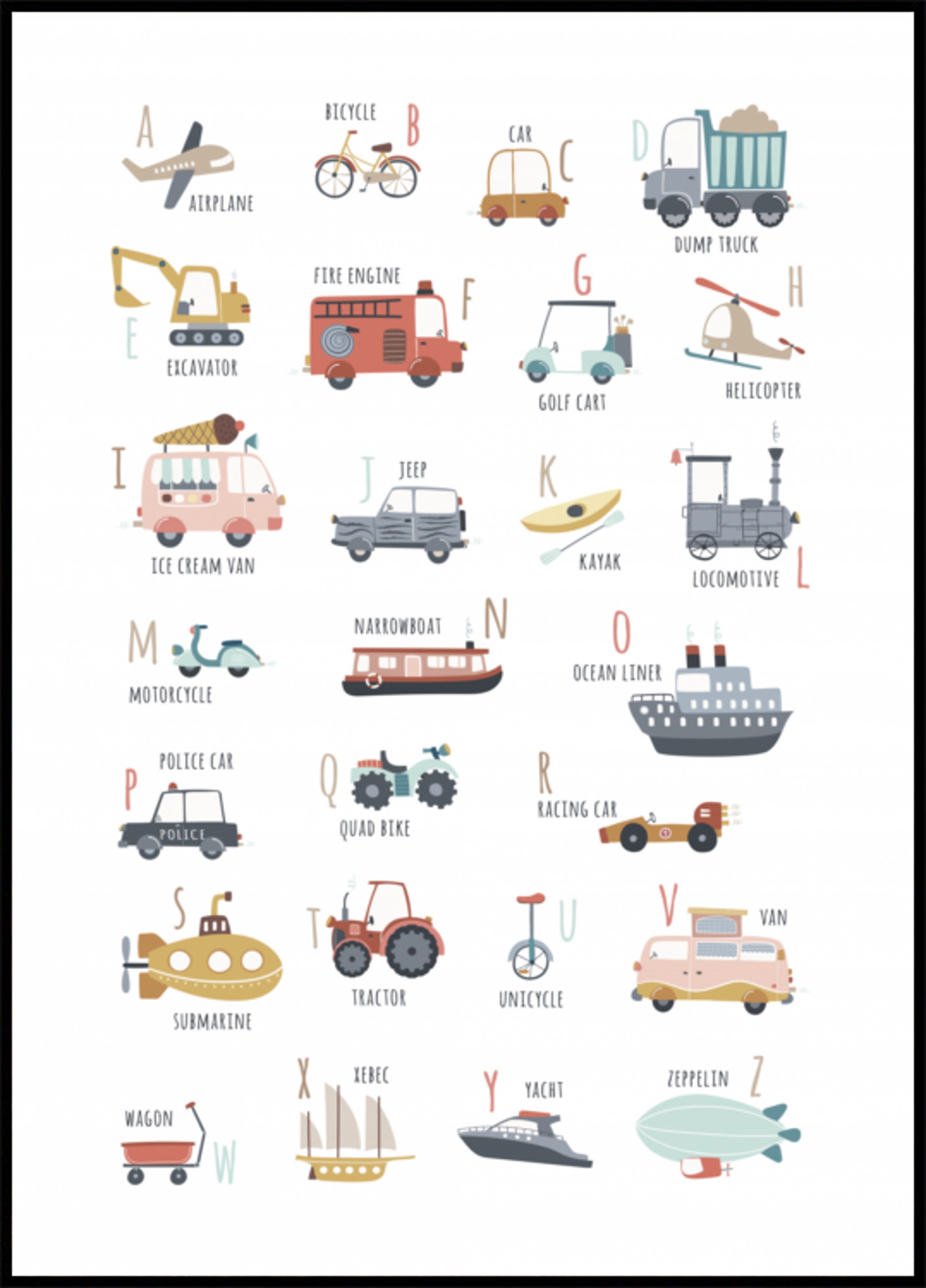Transport ABC Fun