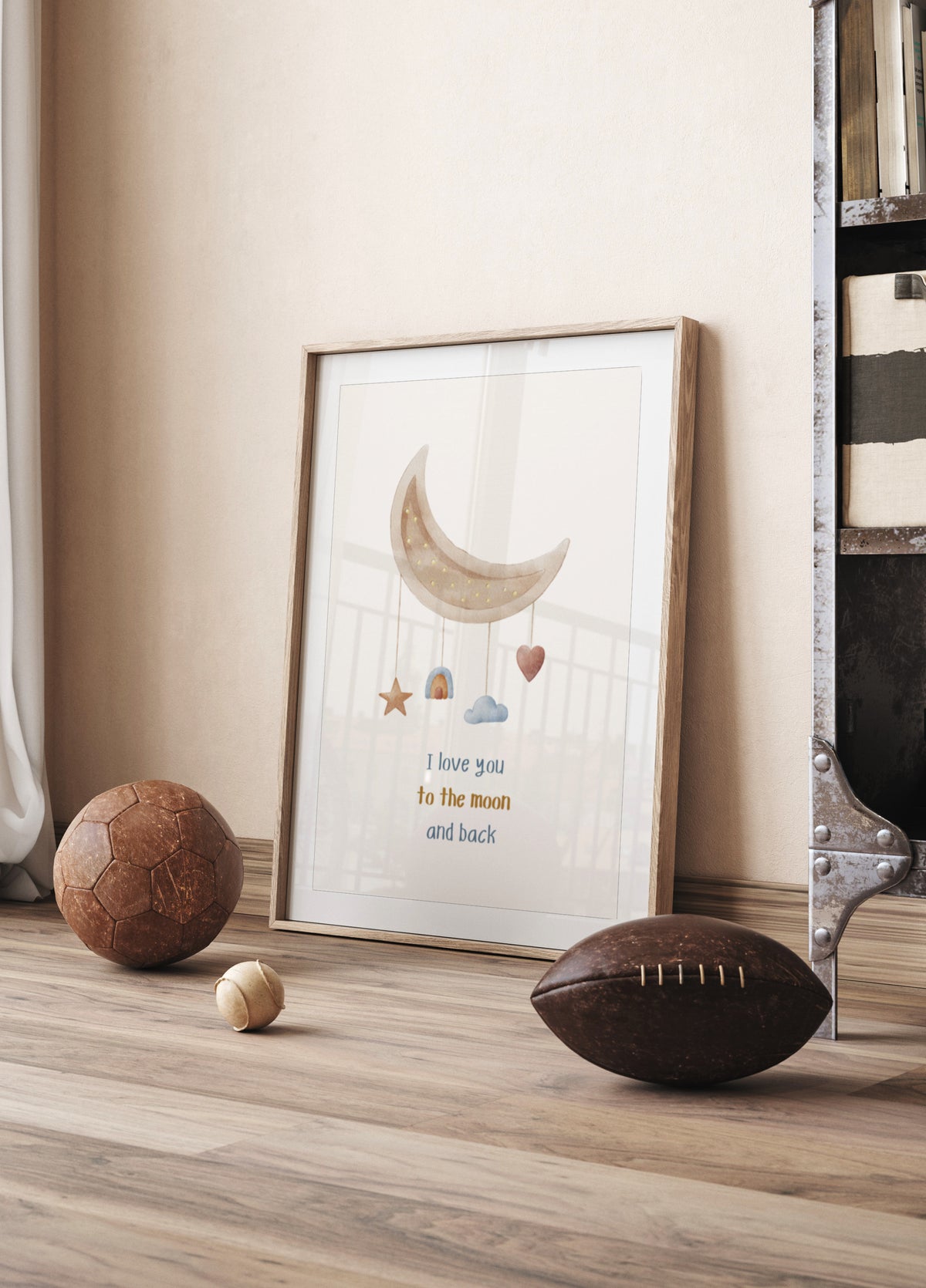 Citation d'amour de lune rêveuse
