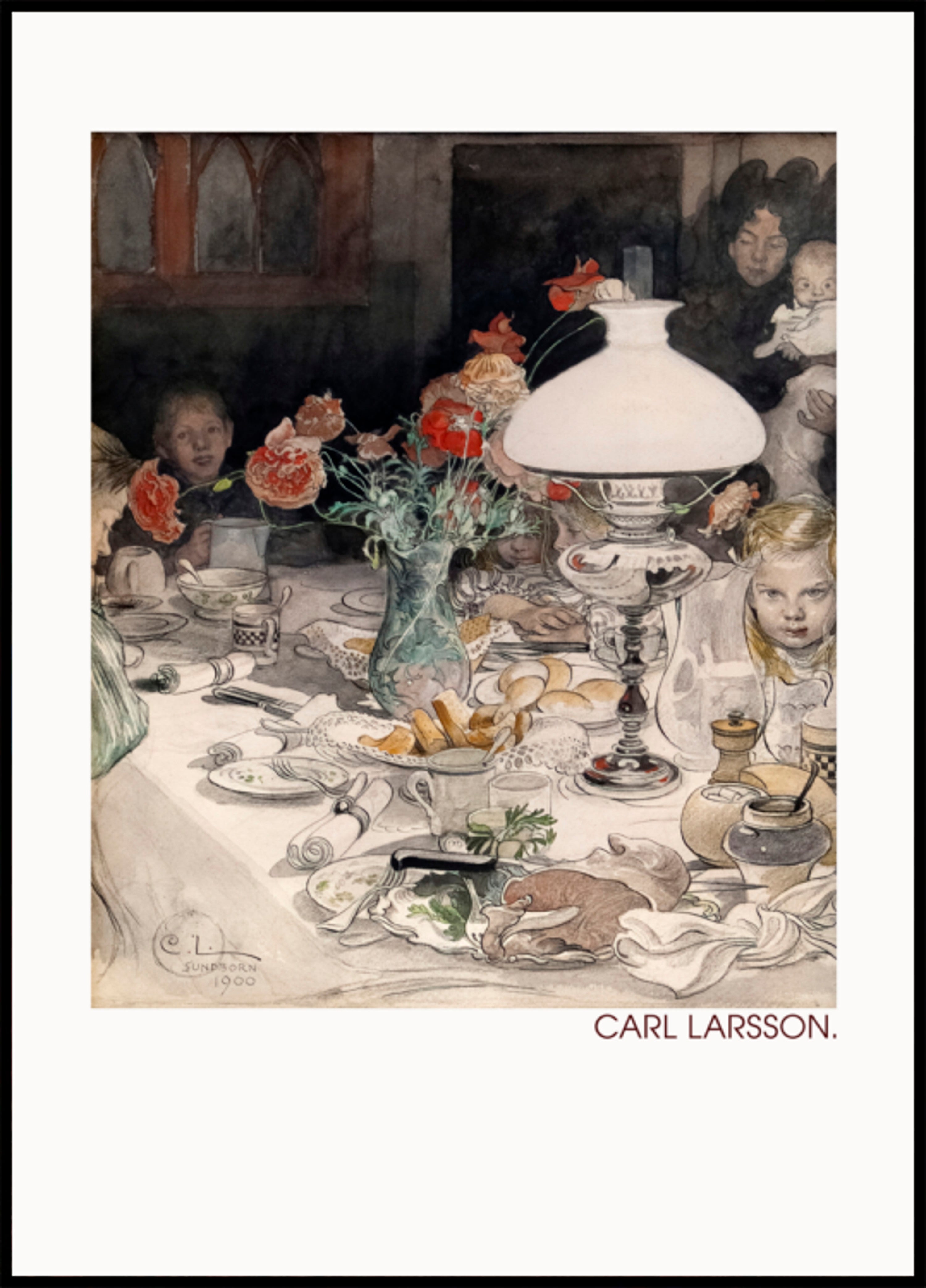 Autour de la lampe du soir (1900)