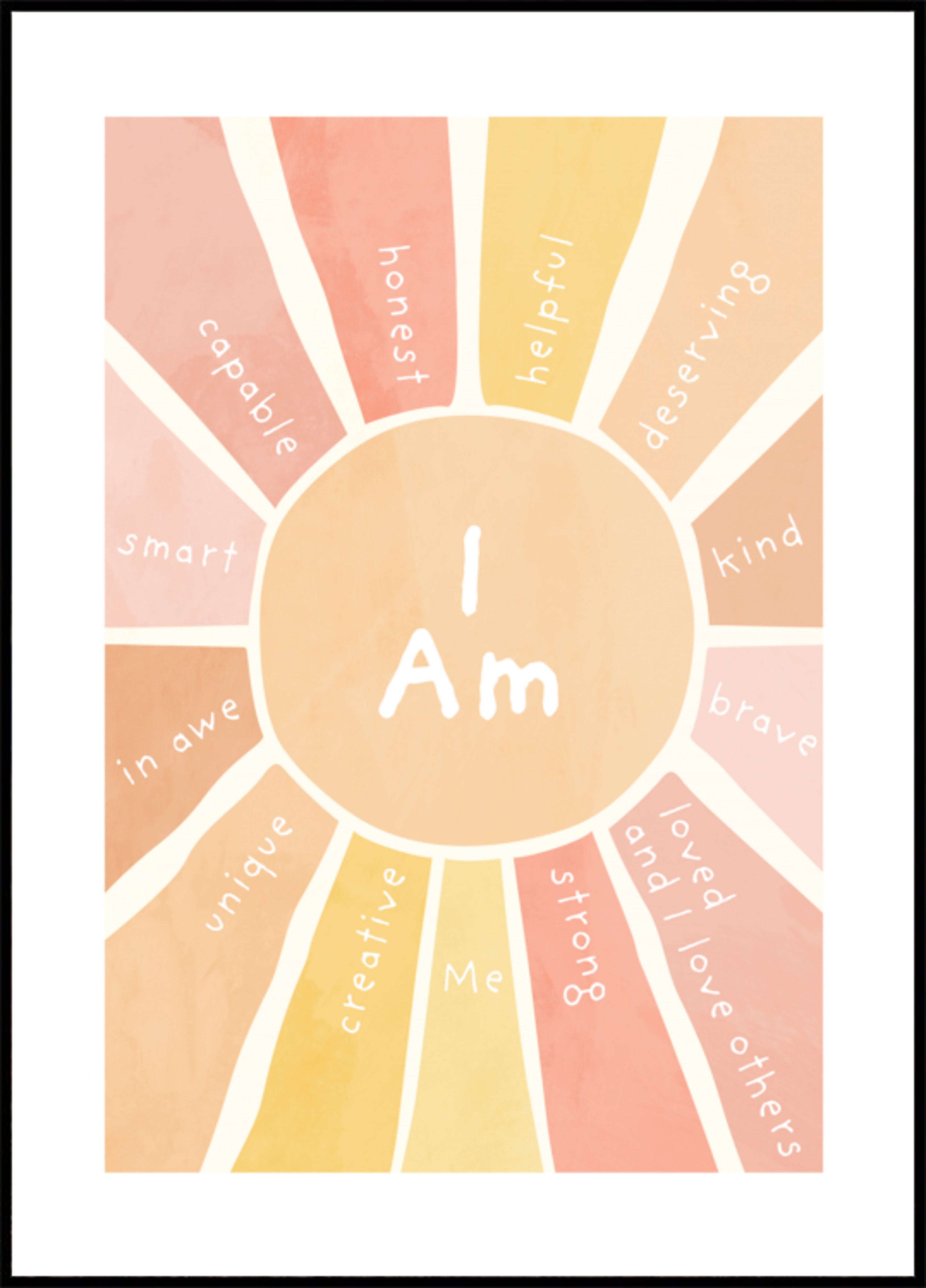 Affirmations positives Sunburst