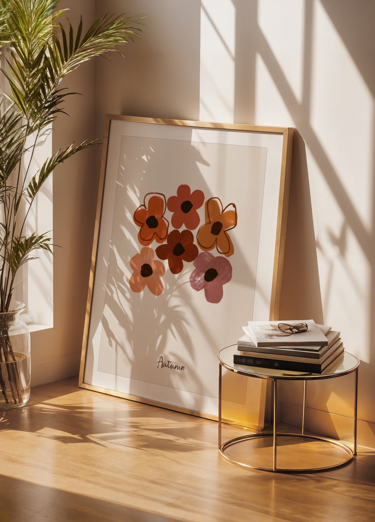 Fleurs d'automne chaudes
