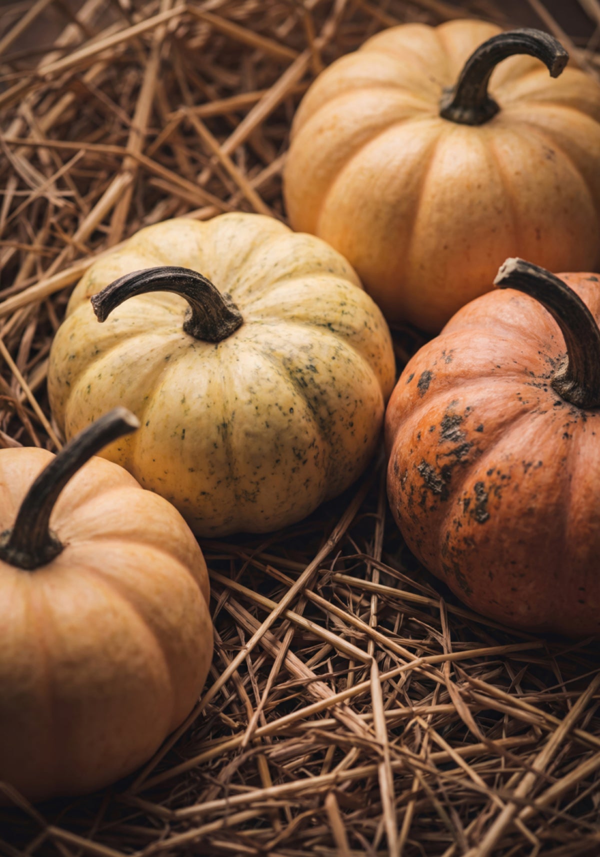 Citrouilles de récolte d'automne