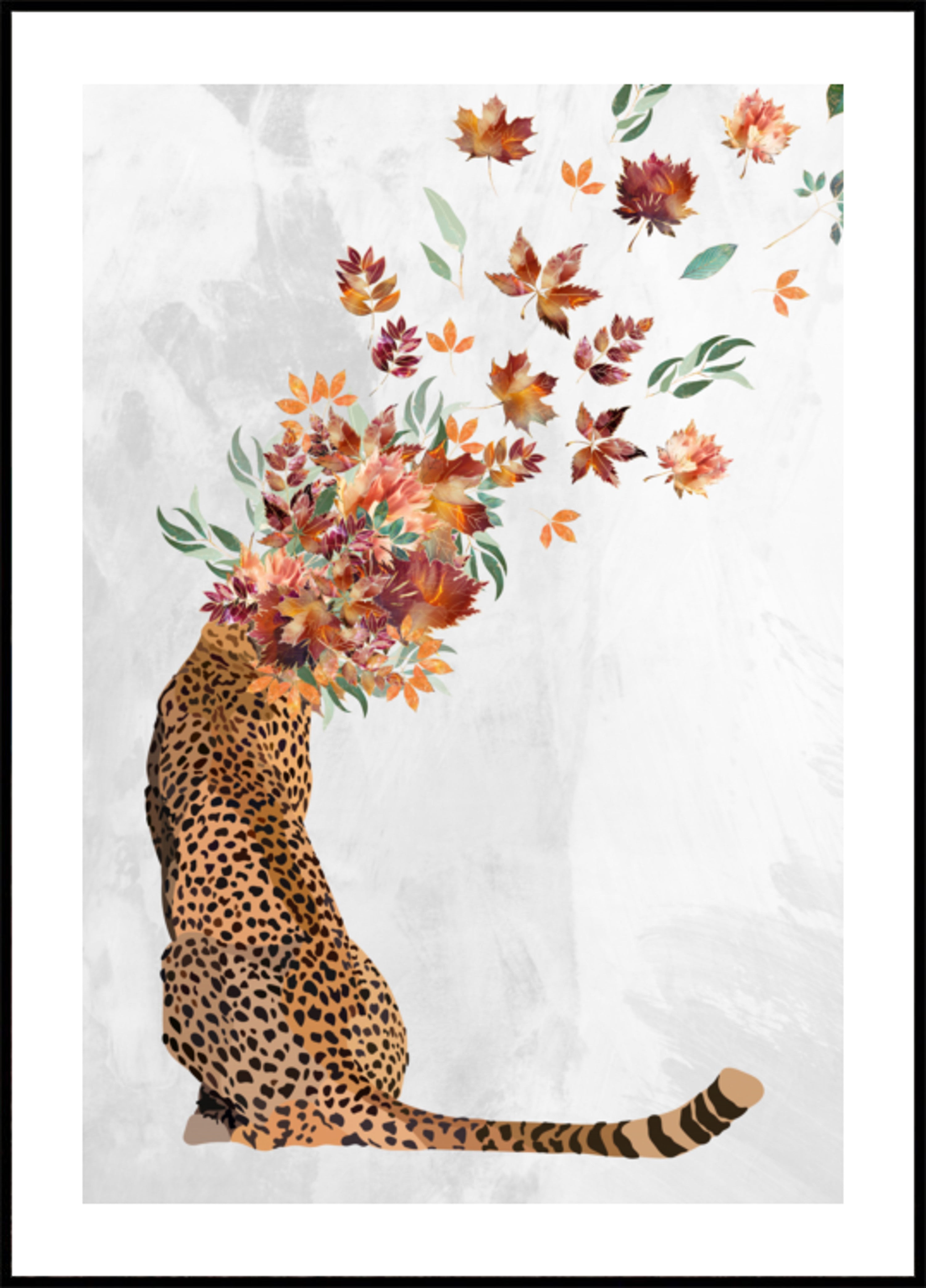 Guépard feuille d'automne