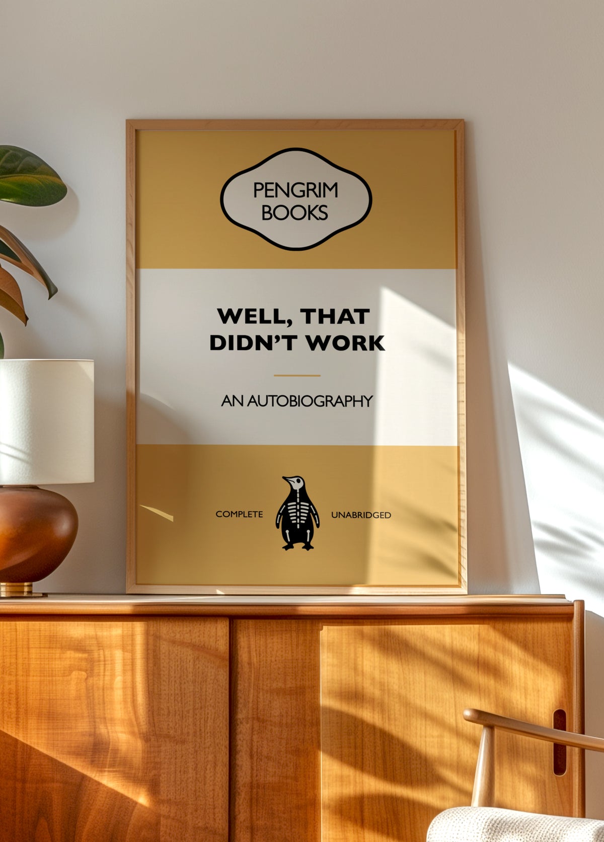 Couverture de livre drôle de pingouin