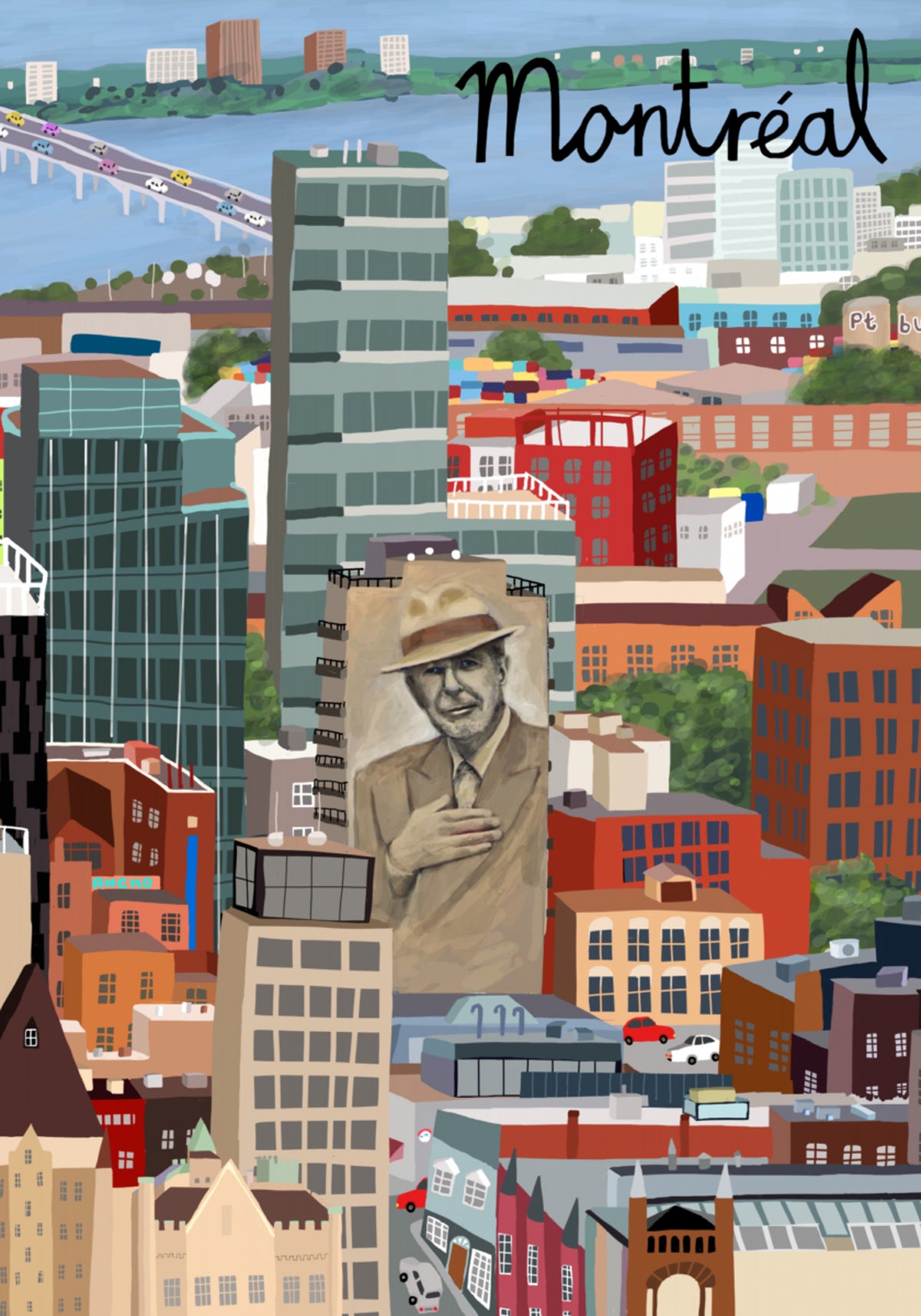 Paysage urbain vibrant de Montréal