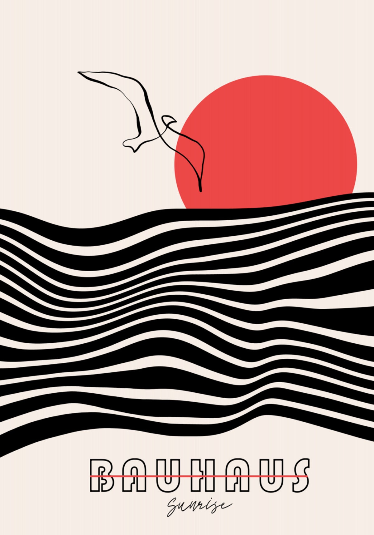 Bauhaus Lever du Soleil Océan