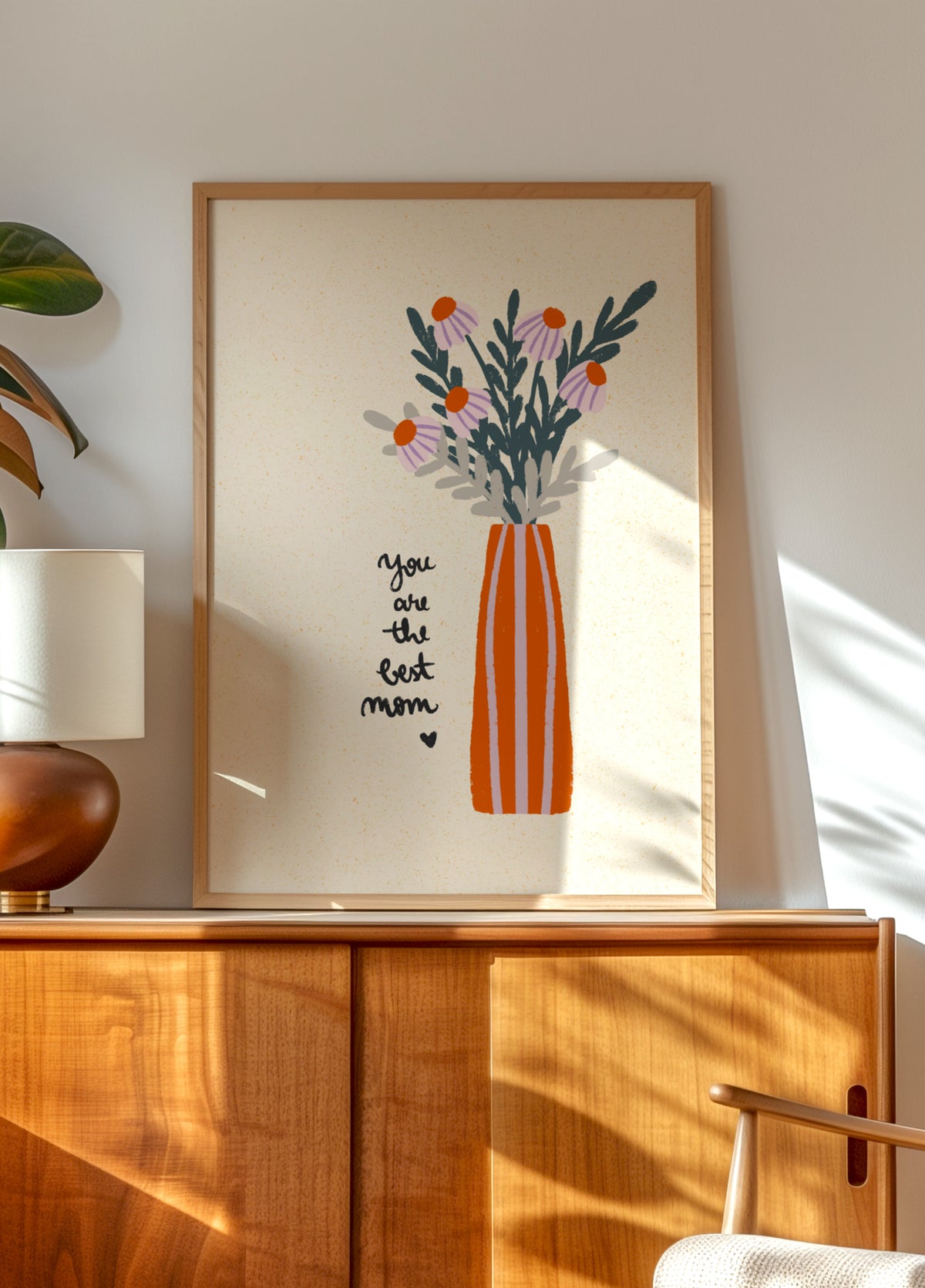 Vase à fleurs Meilleur maman