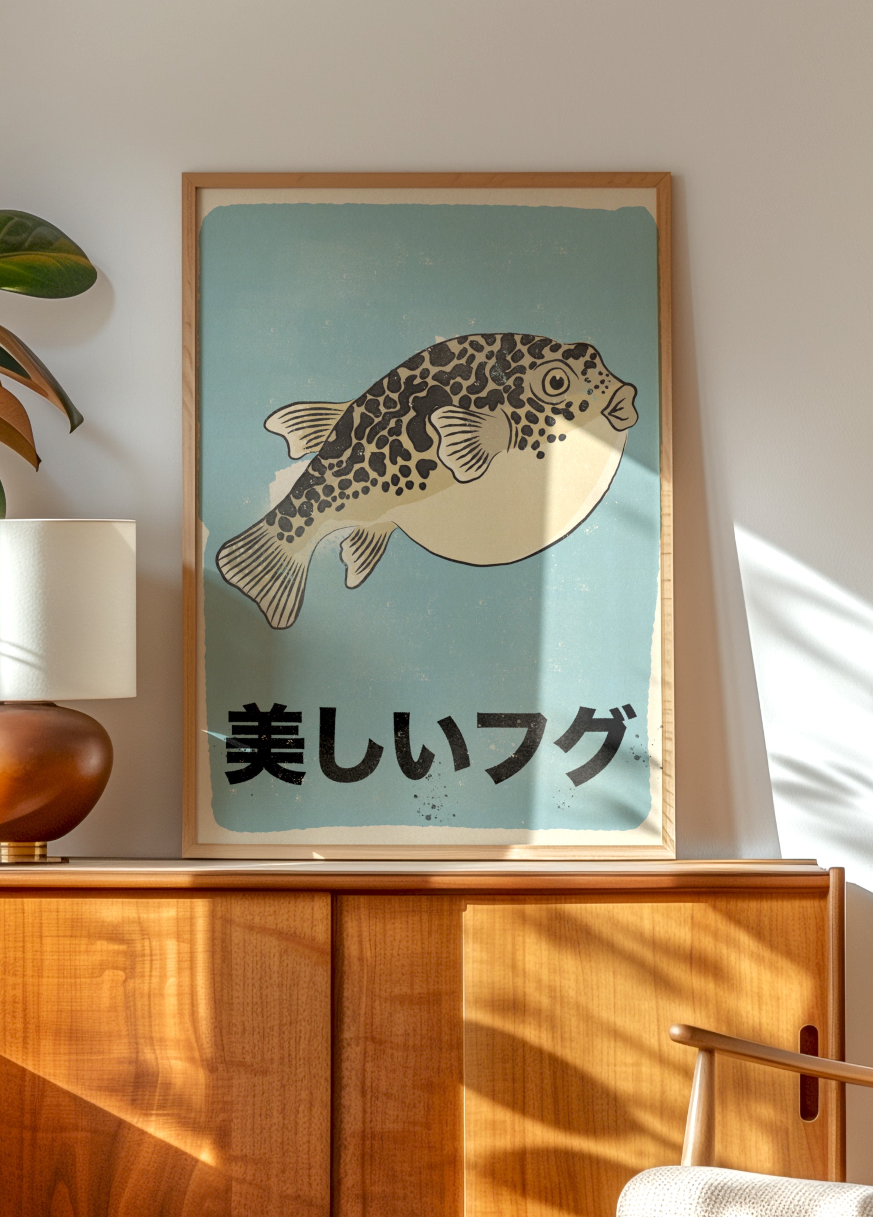 Magnifique poisson-globe Fugu
