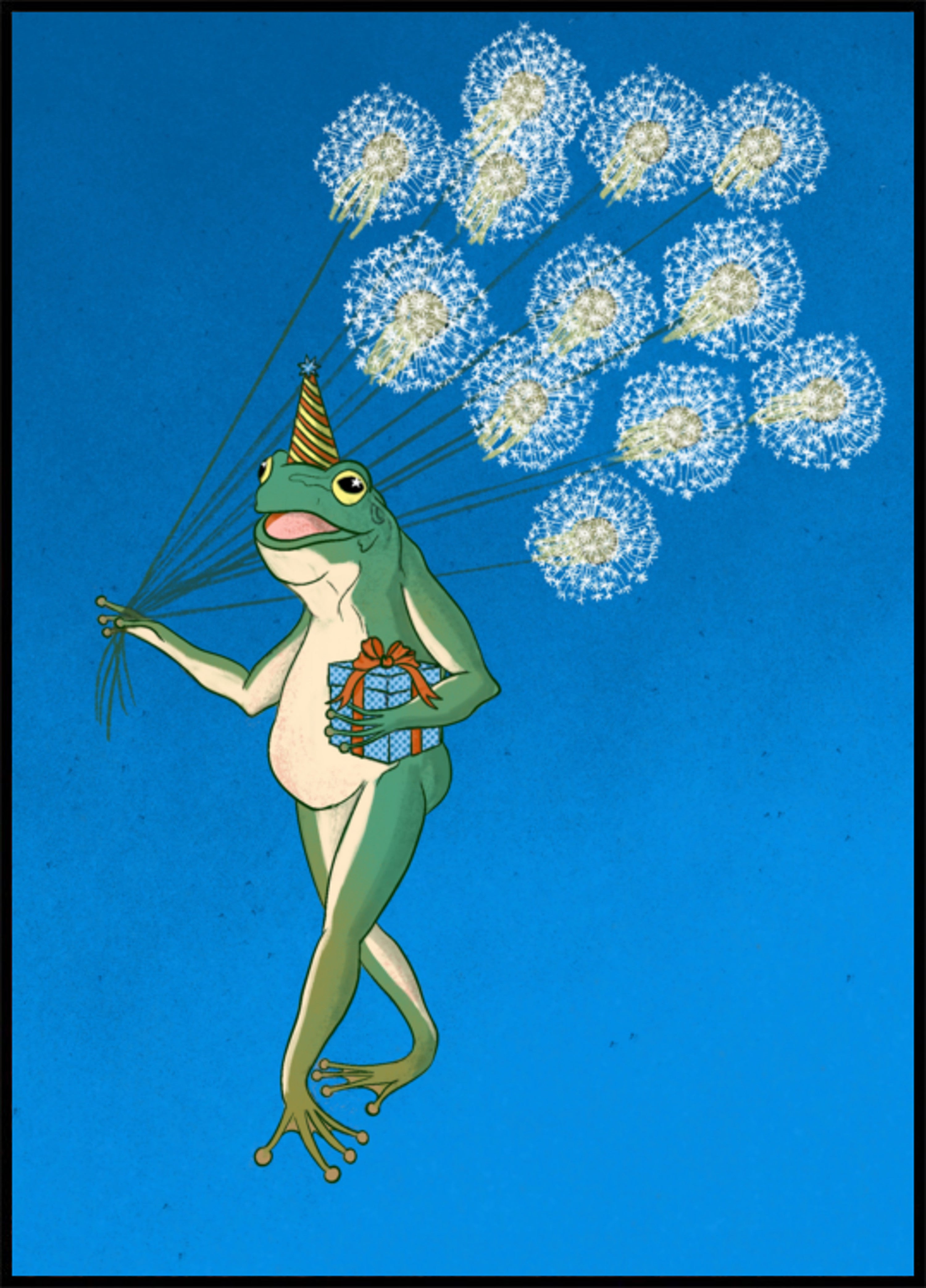 Tour en ballon de pissenlit de Frog