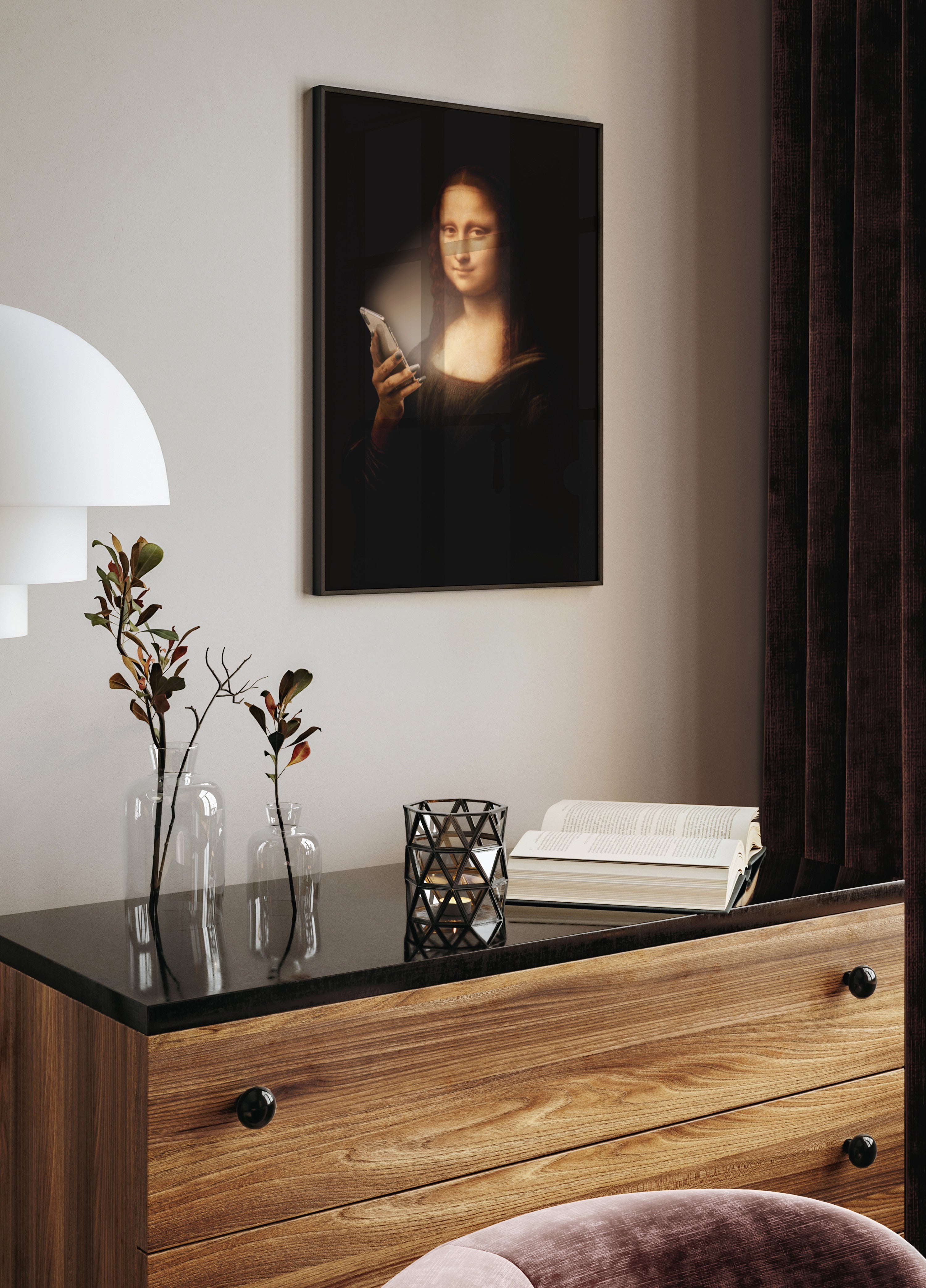 Mona Lisa Smartphone Lueur
