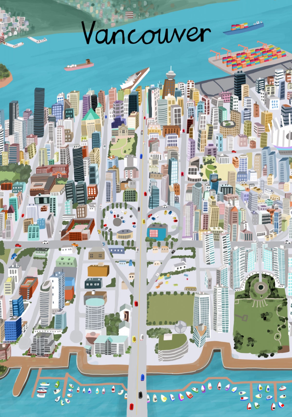 Ville dynamique de Vancouver