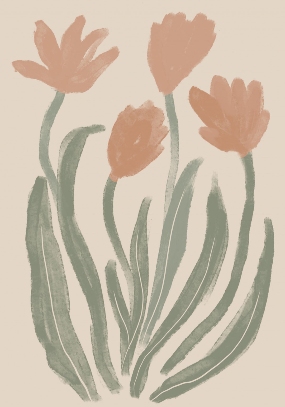 Fleurs de pêche douces