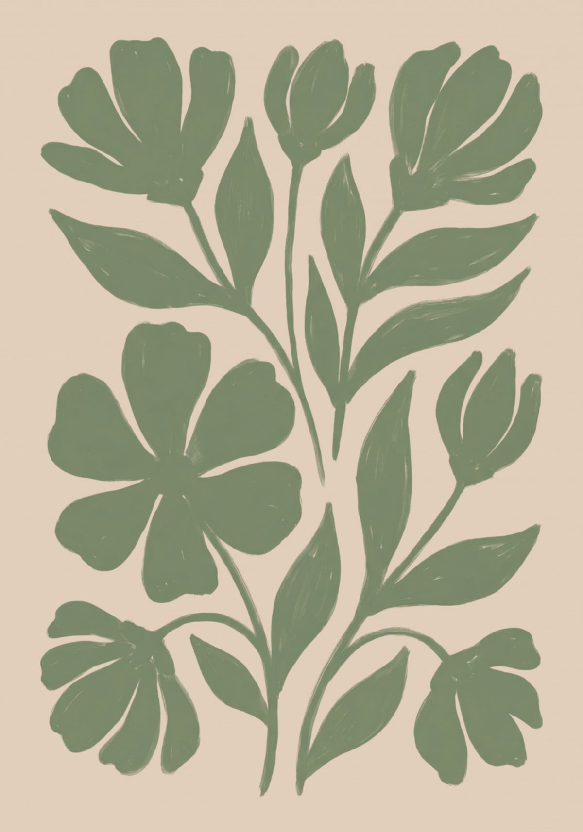 Fleurs de sauge modernes
