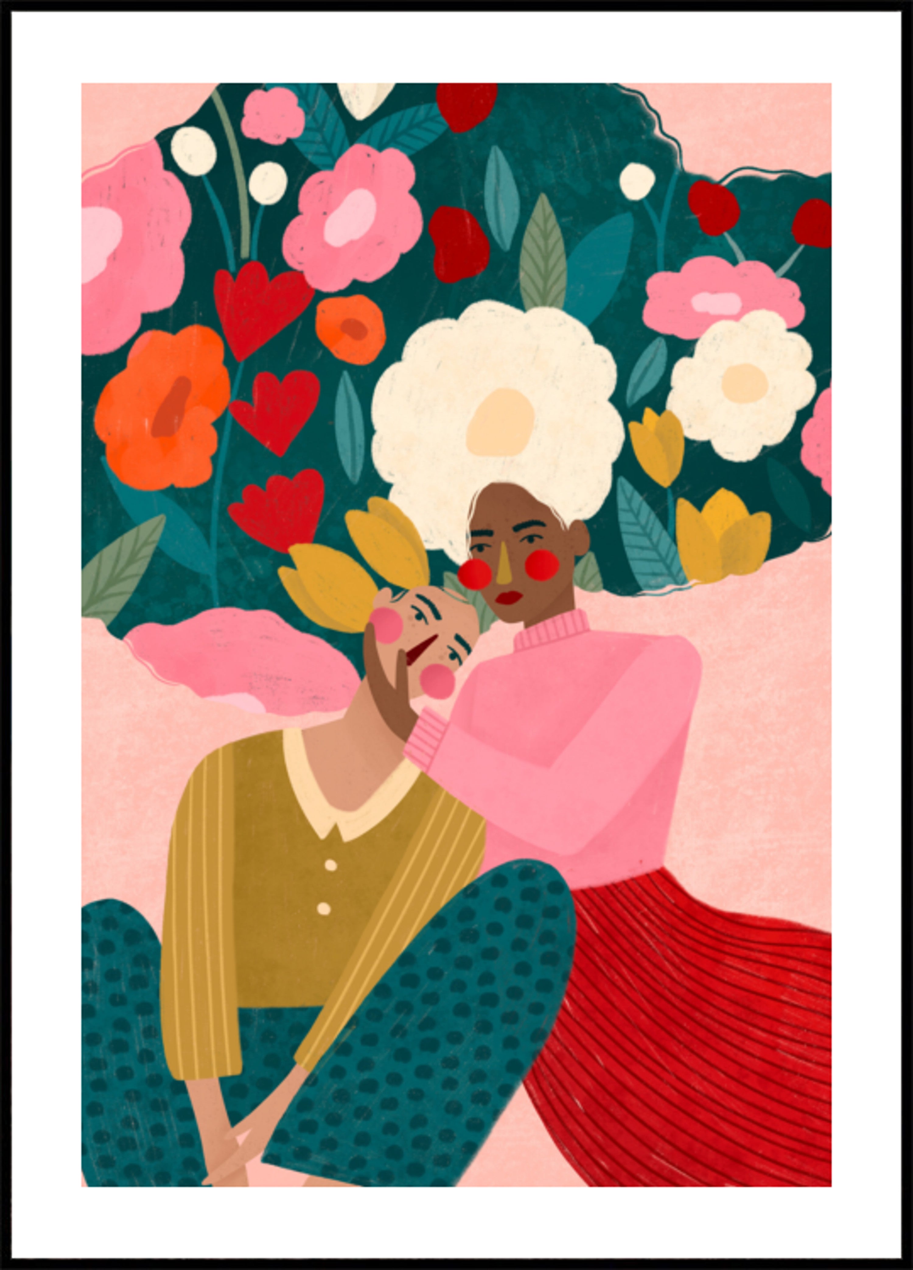 Étreinte florale