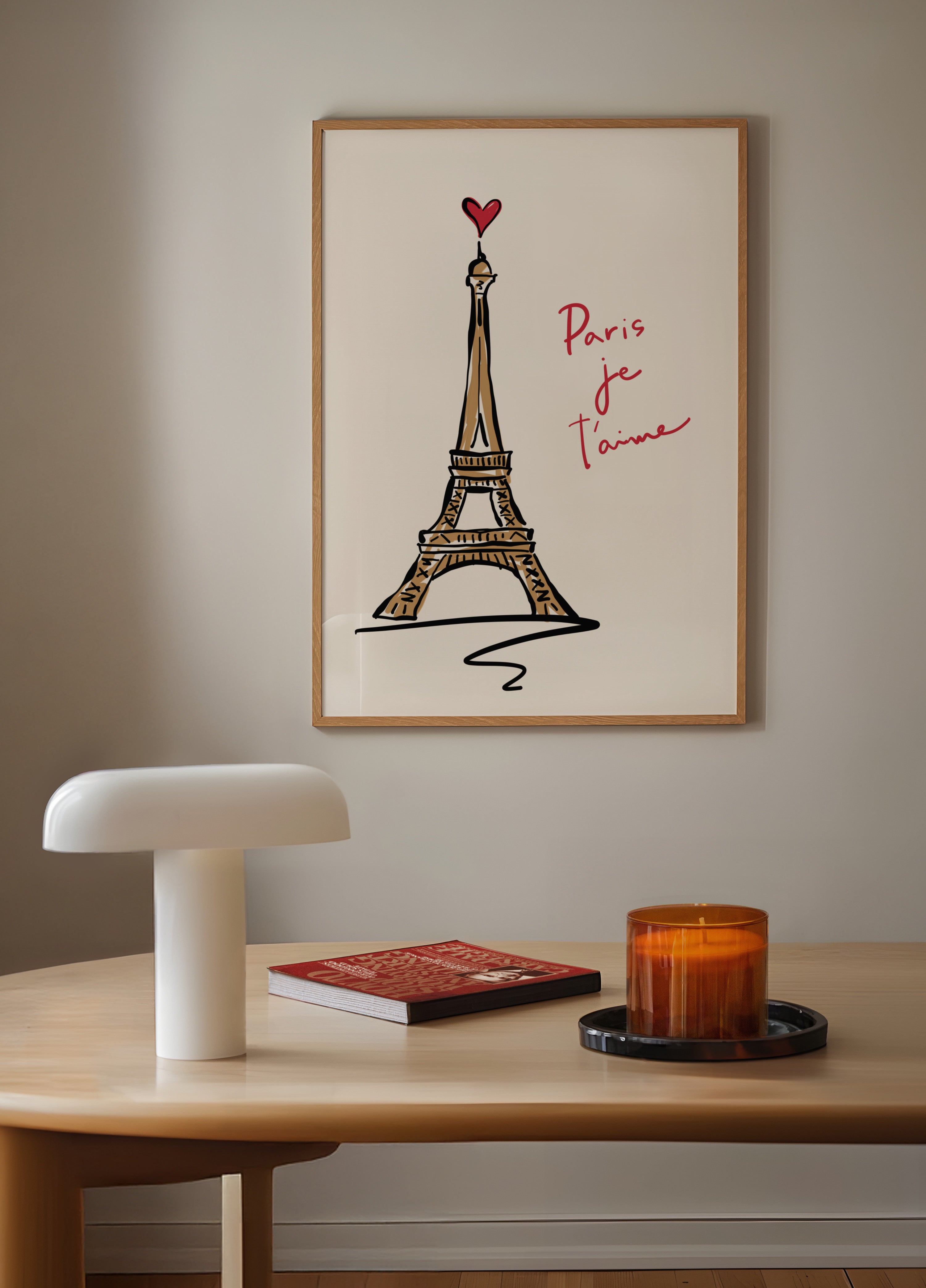 Croquis d'amour de la Tour Eiffel