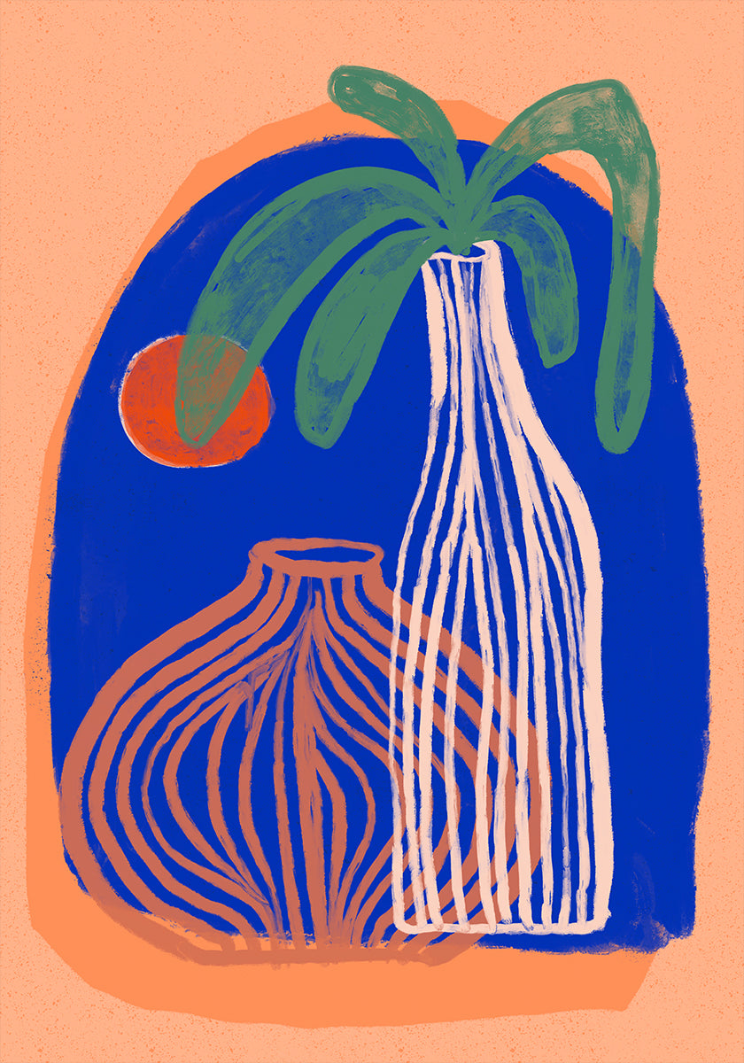 Blue Oasis Vases (NEW) - Posterbox