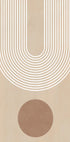 Beige Arc Plakat - Posterbox