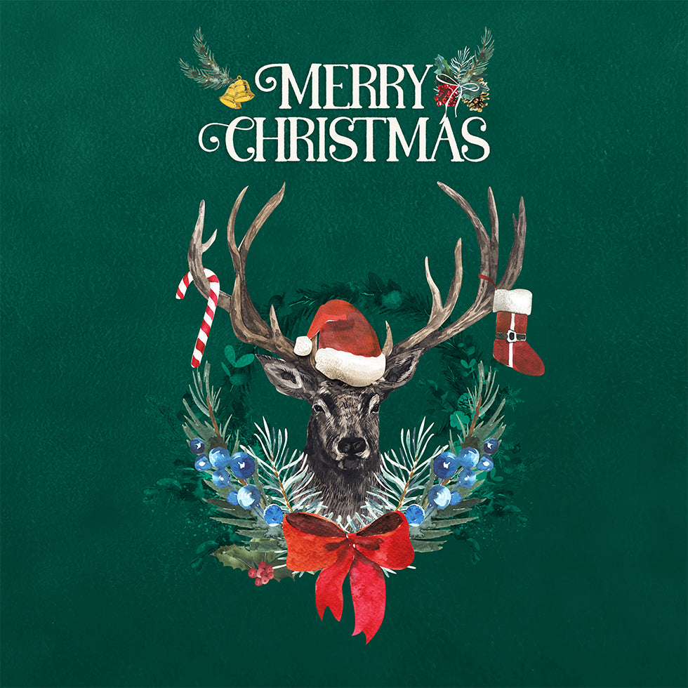 Holiday Stag Cheer Poster - Posterbox